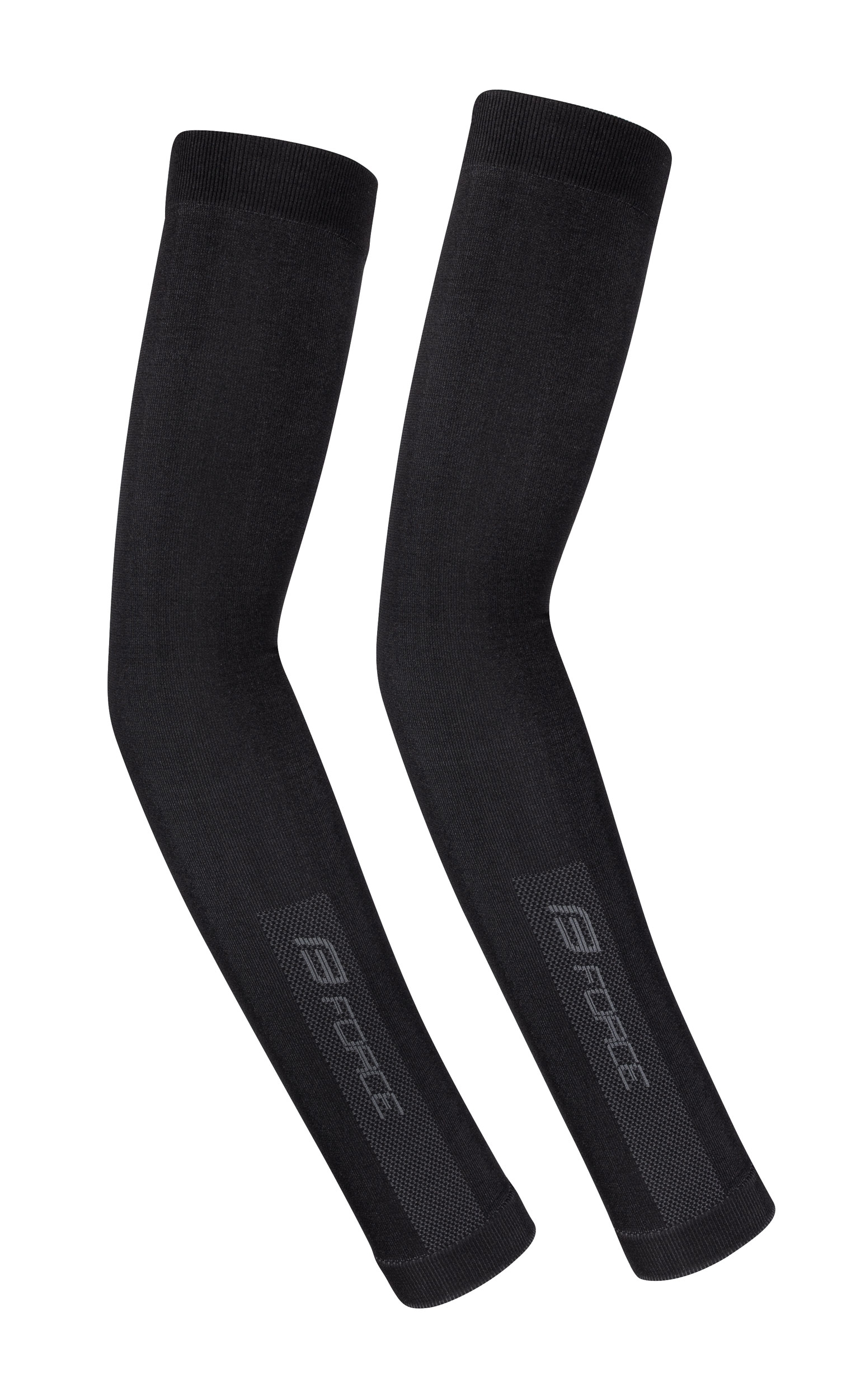 arm warmers FORCE BREEZE knitted, black M-L