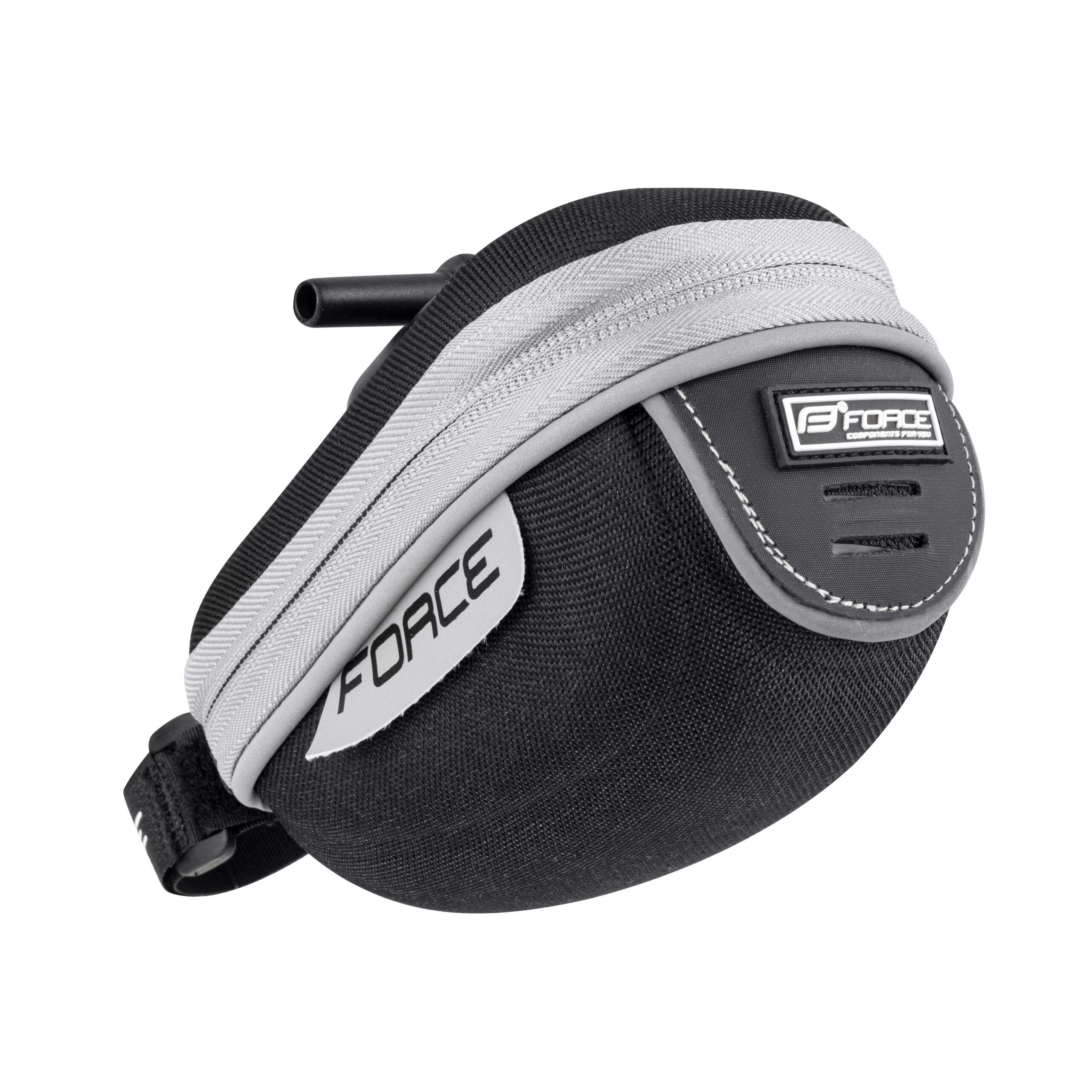 bag saddle FORCE CAPSULE, hard shell, black-grey