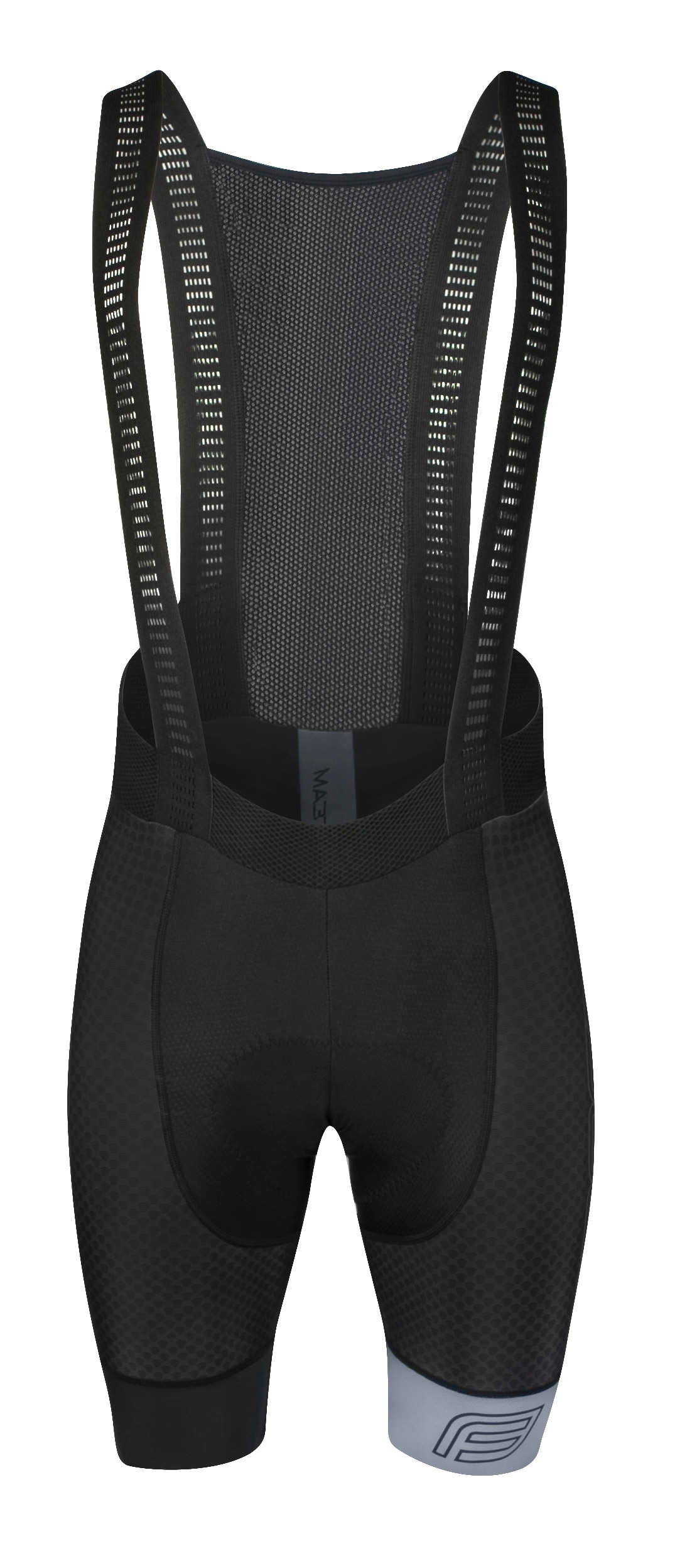 bibshorts F TEAM PRO, with pad,black-grey 3XL