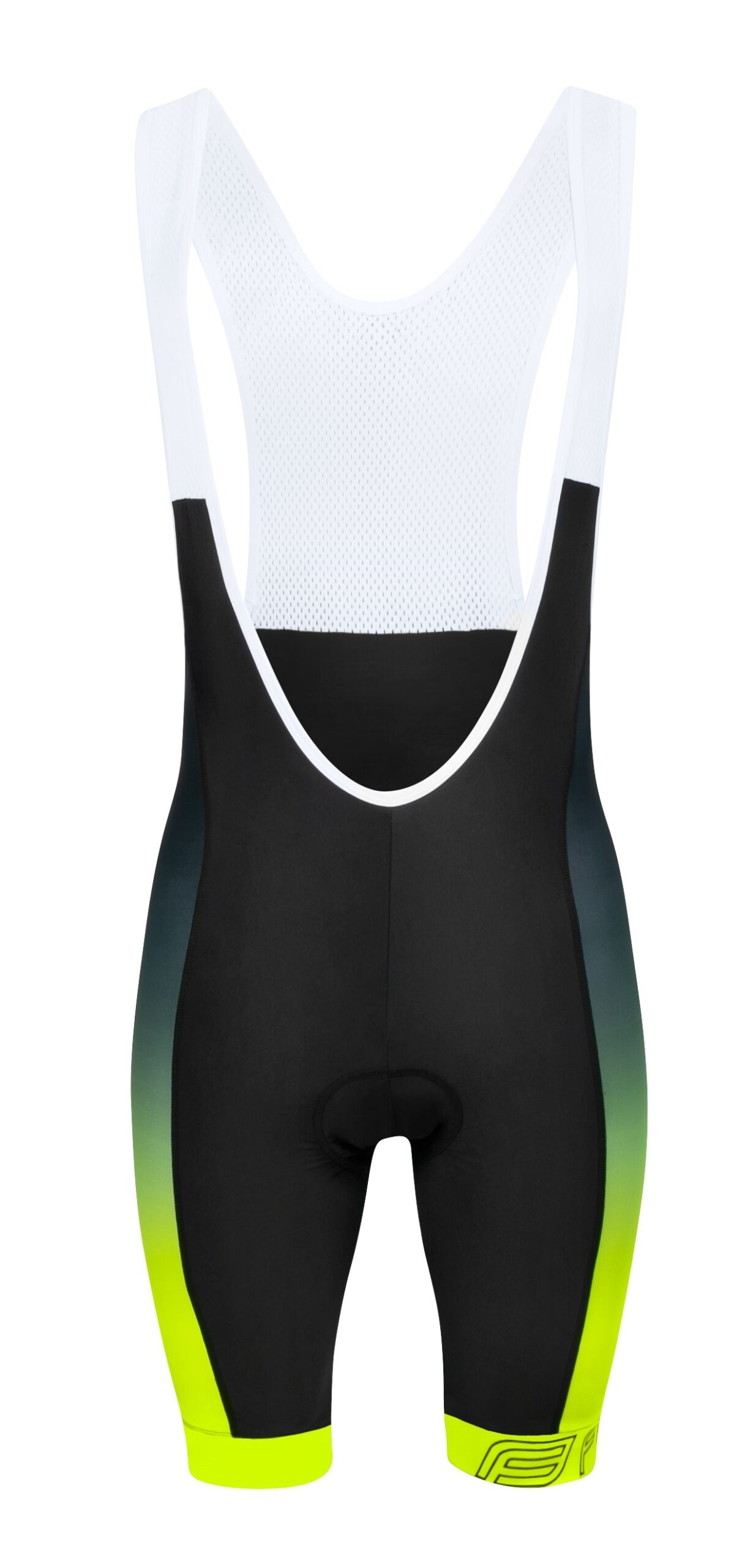 bibshorts FORCE B40 with pad,black-fluo S