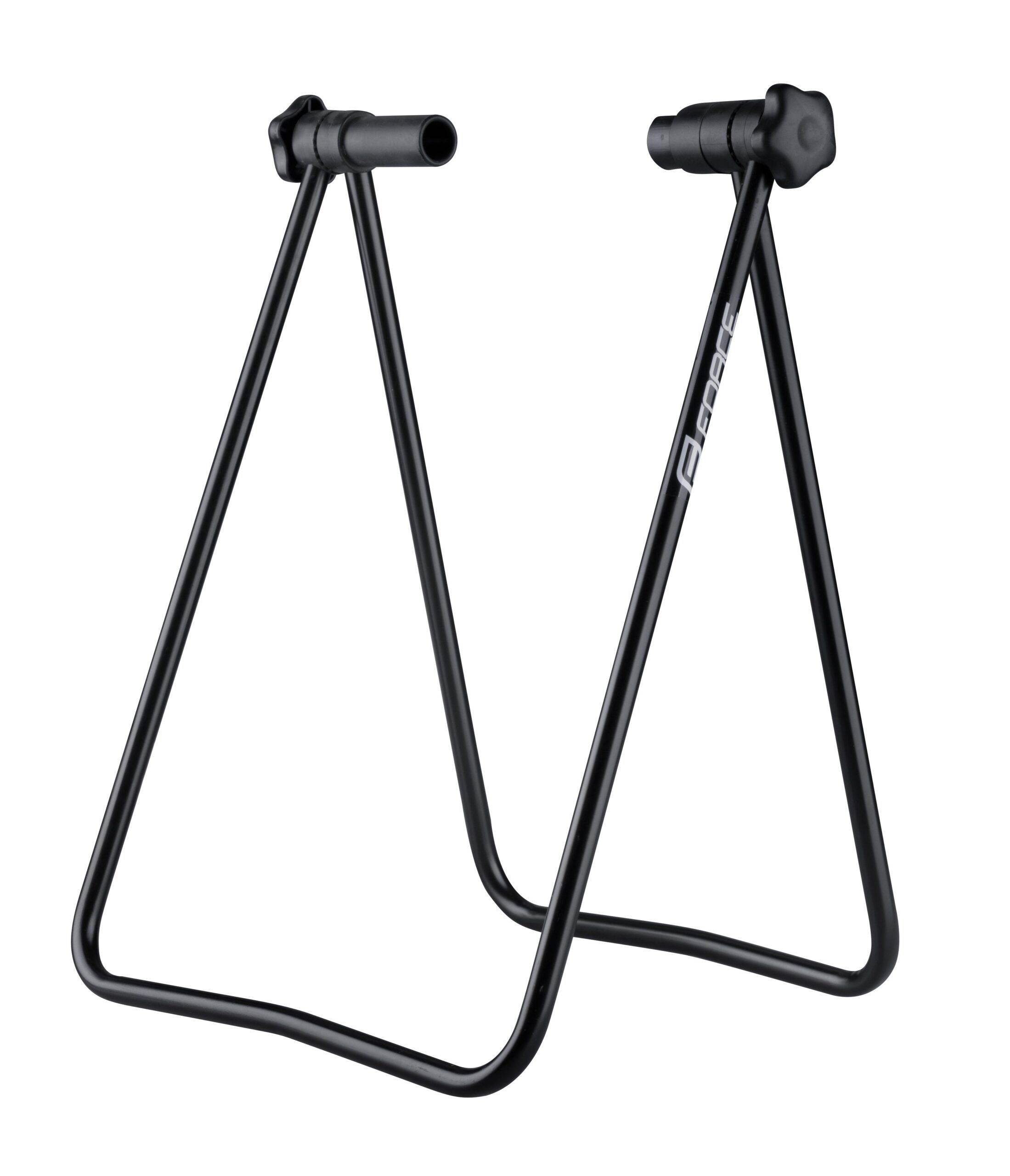 bike display stand, for rear axle or QR, black