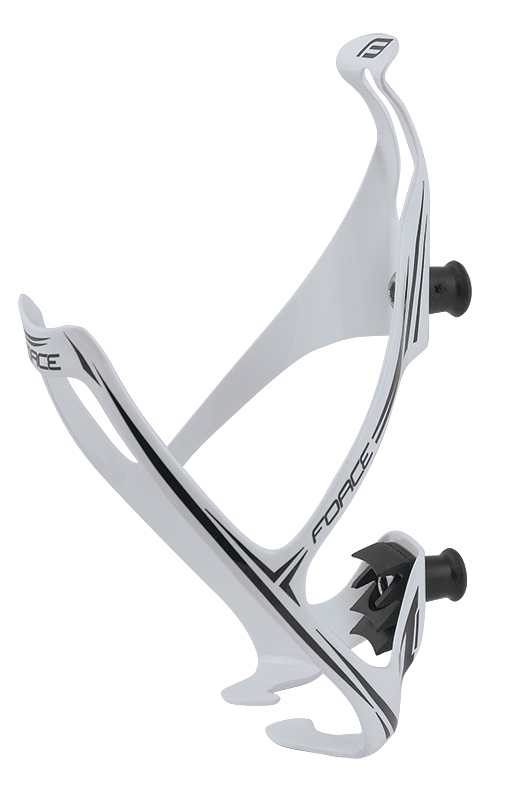 bottle cage FORCE carbon 18g, white-black