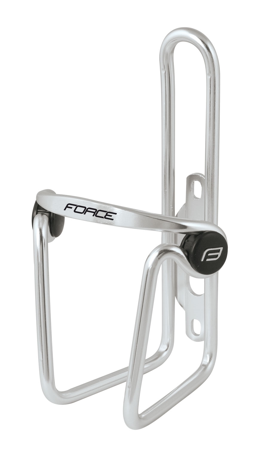 bottle cage FORCE DOT Al, glossy silver