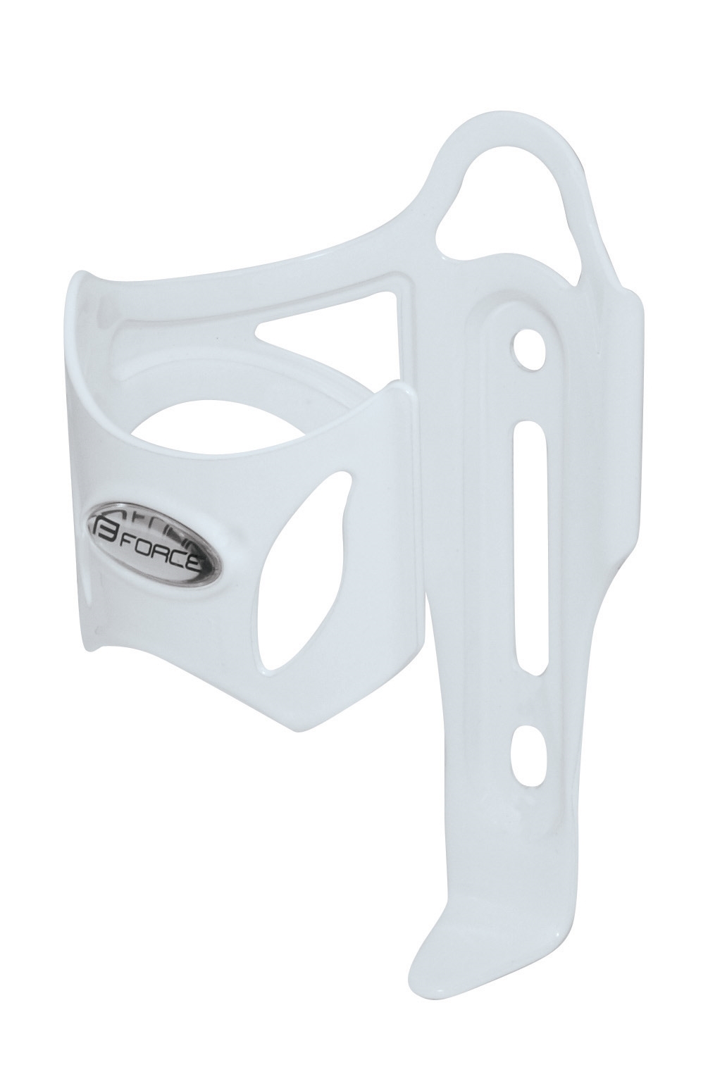 bottle cage FORCE SIDE Al, glossy white