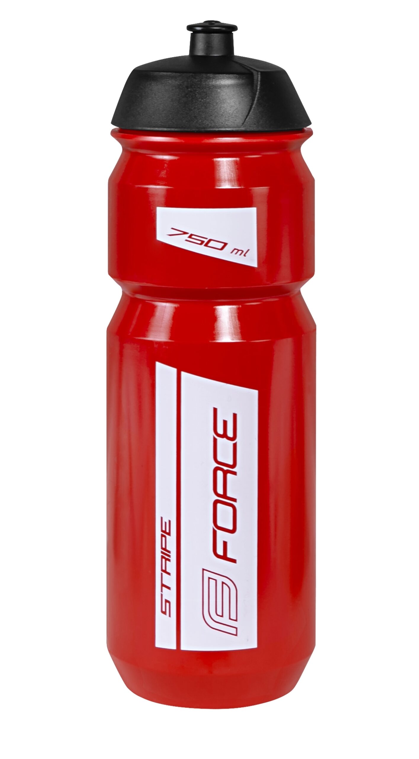 bottle FORCE STRIPE 0,75 l, red-white