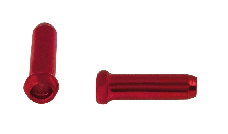 cable end tip FORCE Al, anodized red