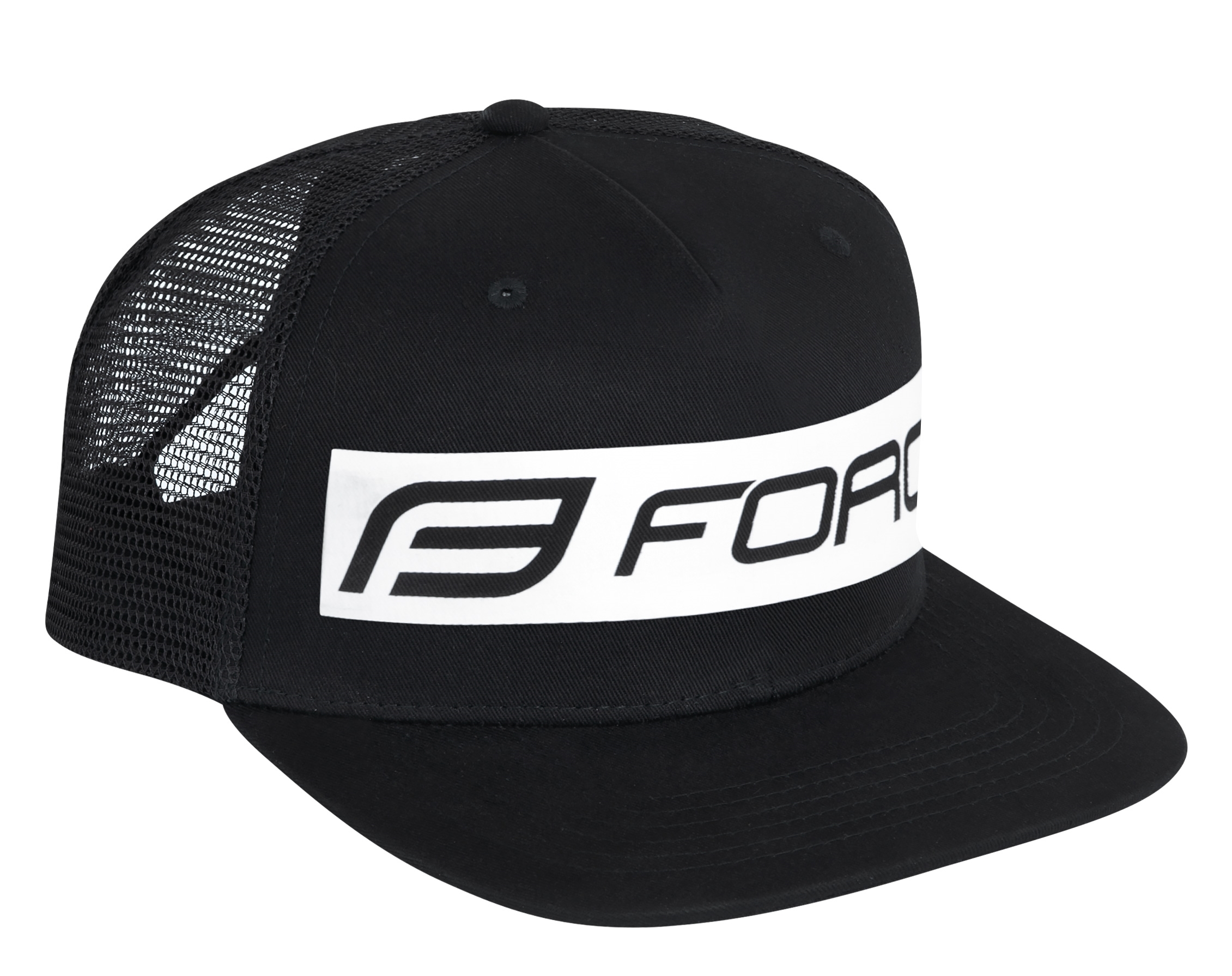 cap/hat FORCE TRUCKER STRAP, black-white