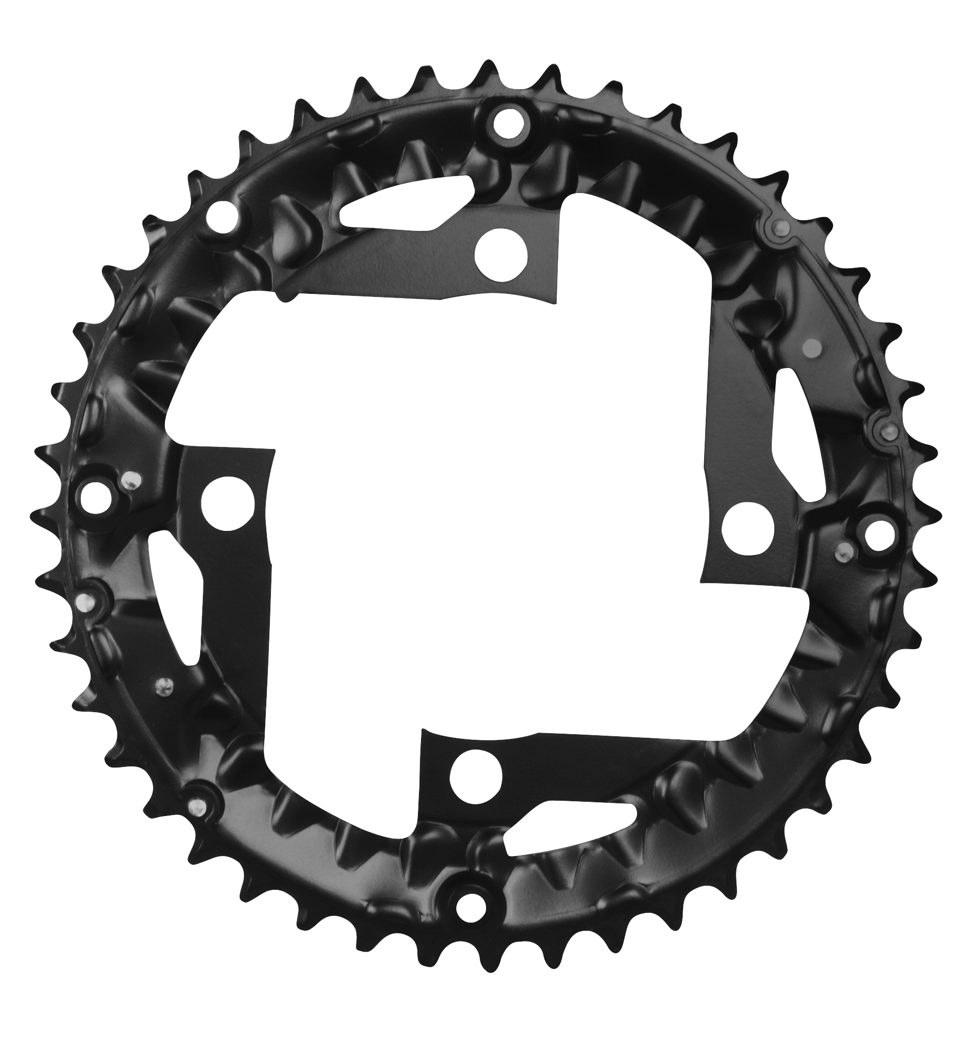 chain ring 44 teeth steel,9s, black