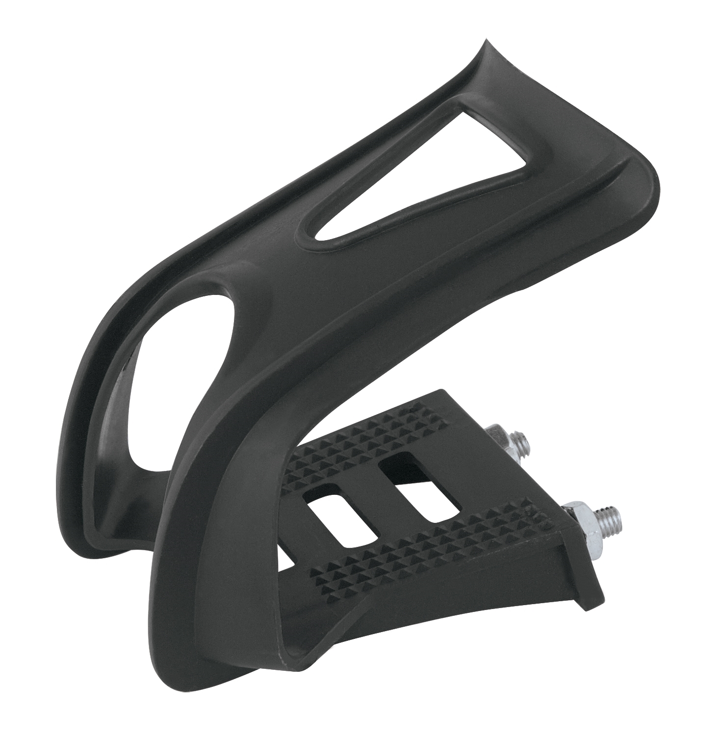 clips MTB plastic no straps, black