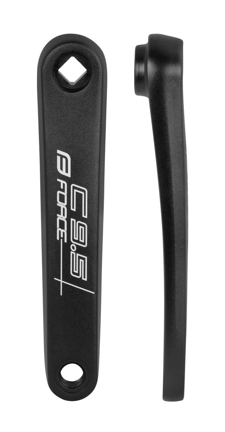 crank left FORCE ROAD C9.5 Al 175mm, black