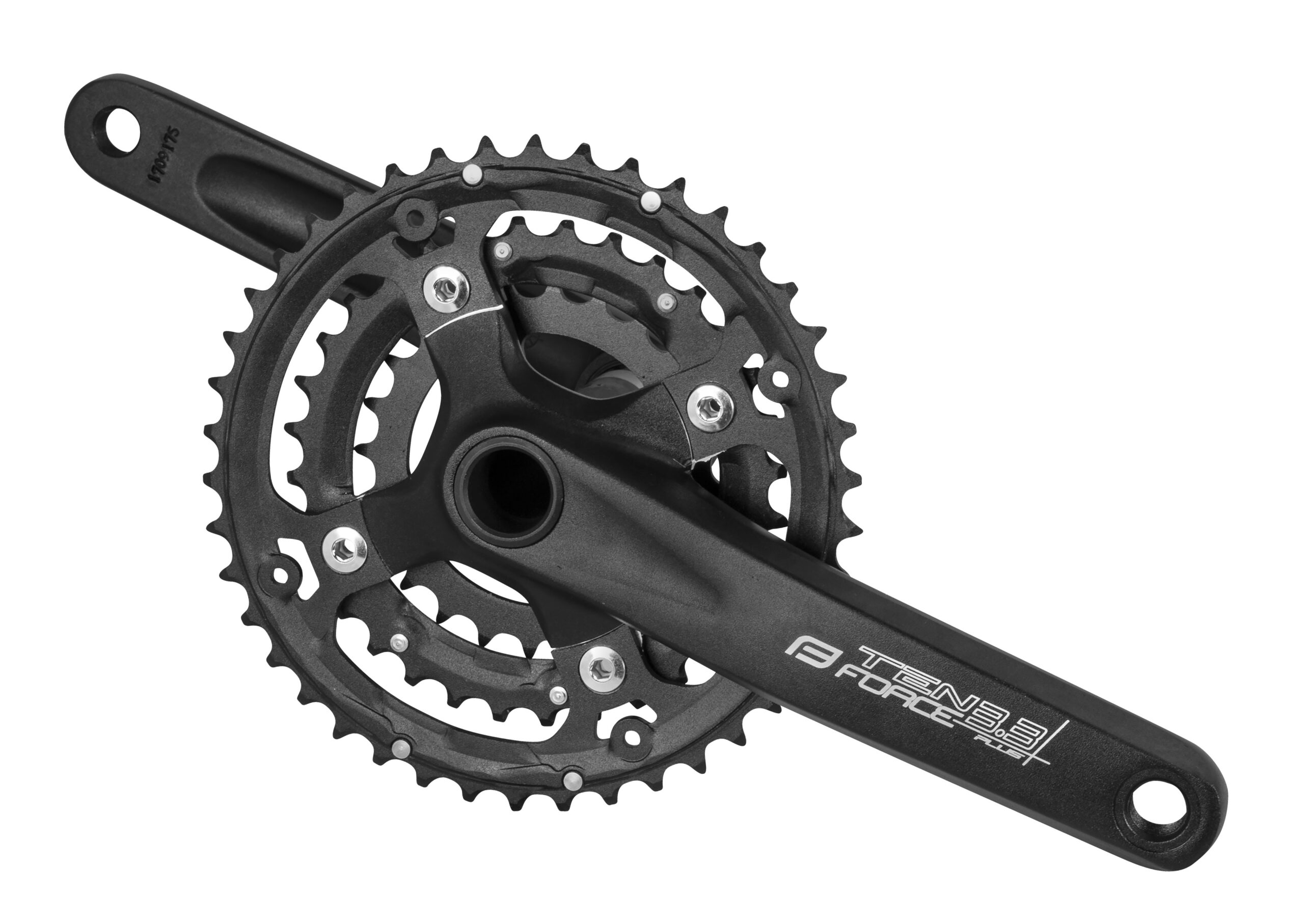 cranks FORCE TEN3.3+Al 42/32/24t 175mm, black