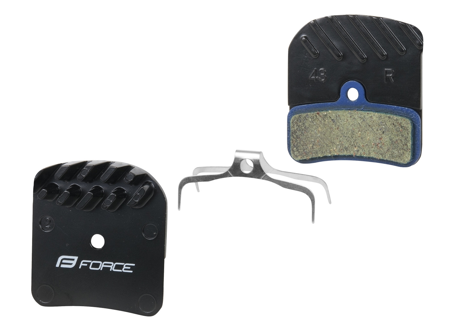 disc brake pads FORCE H03A polymer, with cooler