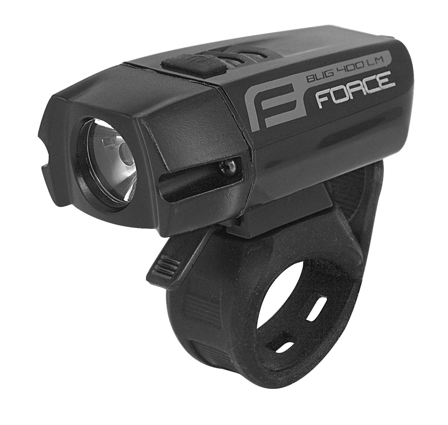 front light FORCE BUG 400LM USB, black