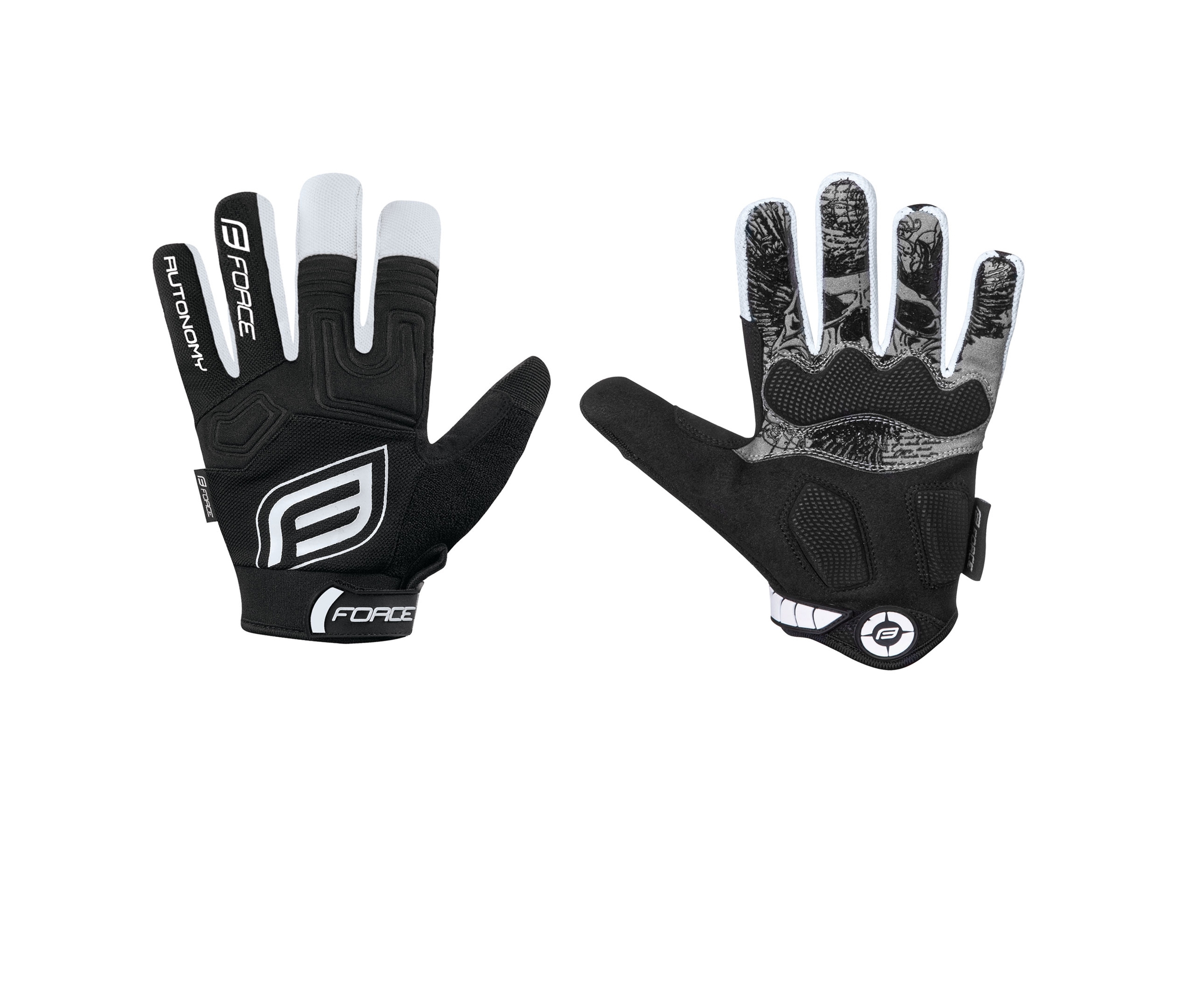 gloves FORCE KID MTB AUTONOMY, black L