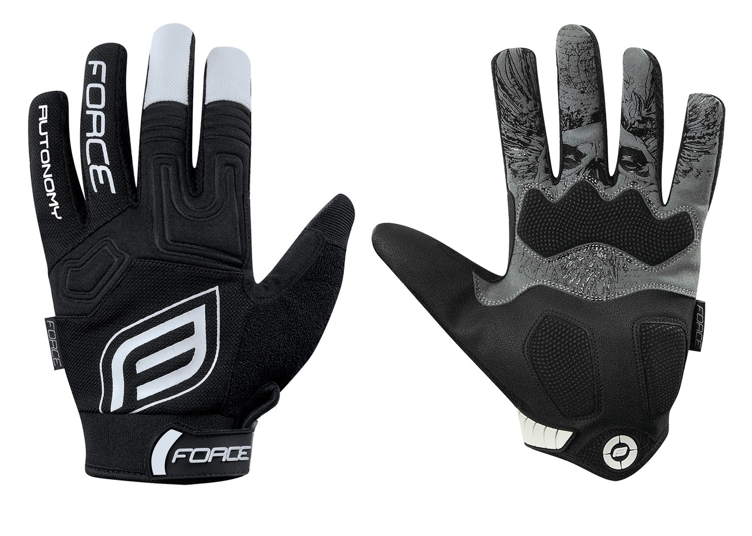 gloves FORCE MTB AUTONOMY, black XXL