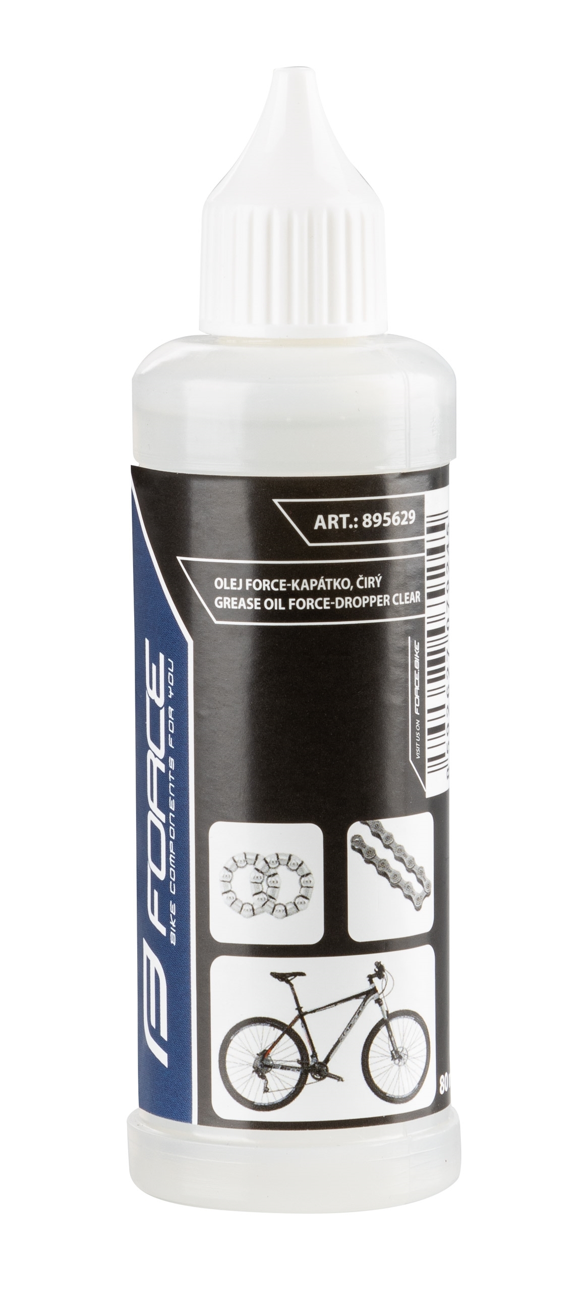 grease oil FORCE-dropper clear, mineral, 80 ml