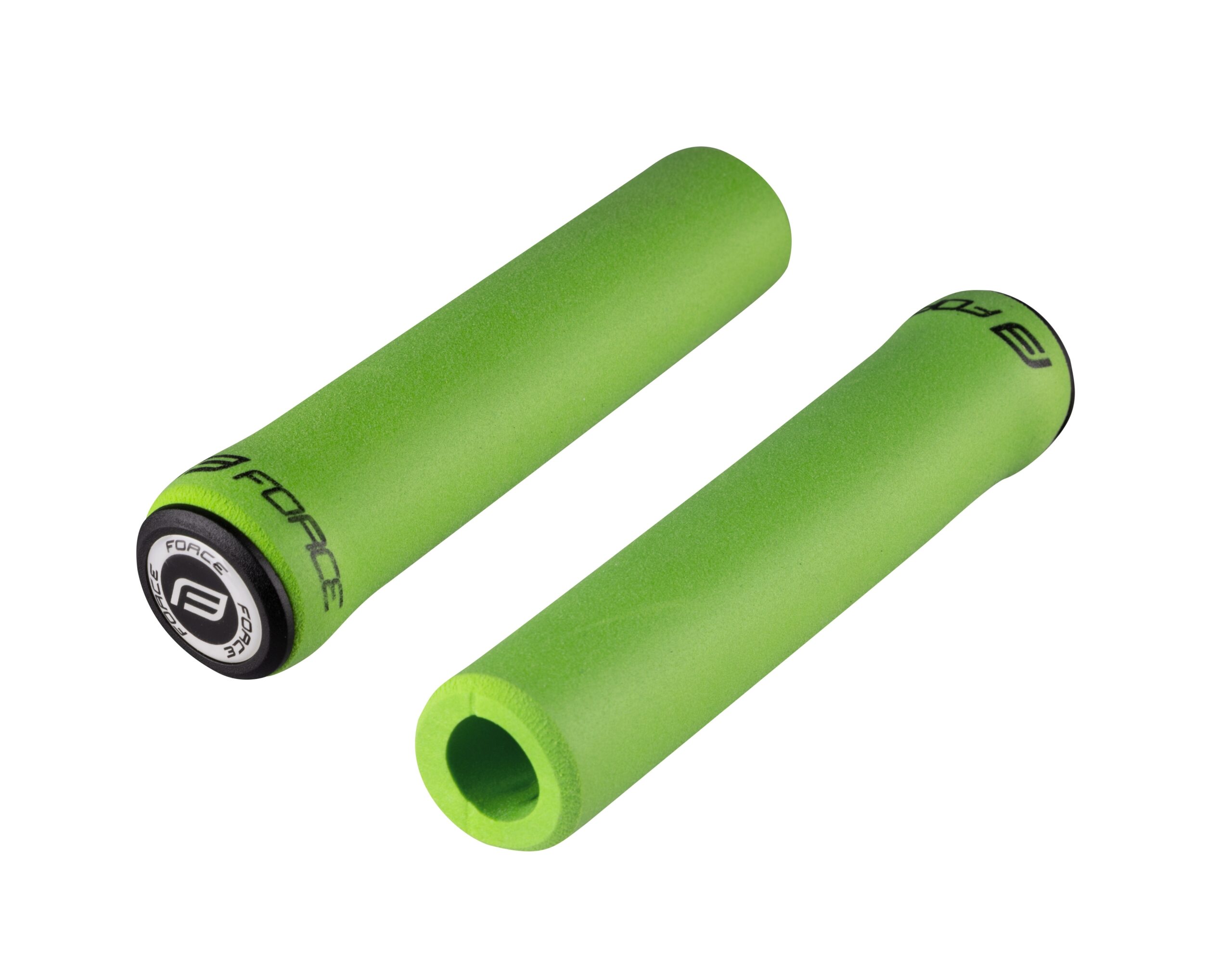 grips FORCE LUCK silicone, fluo green, packed