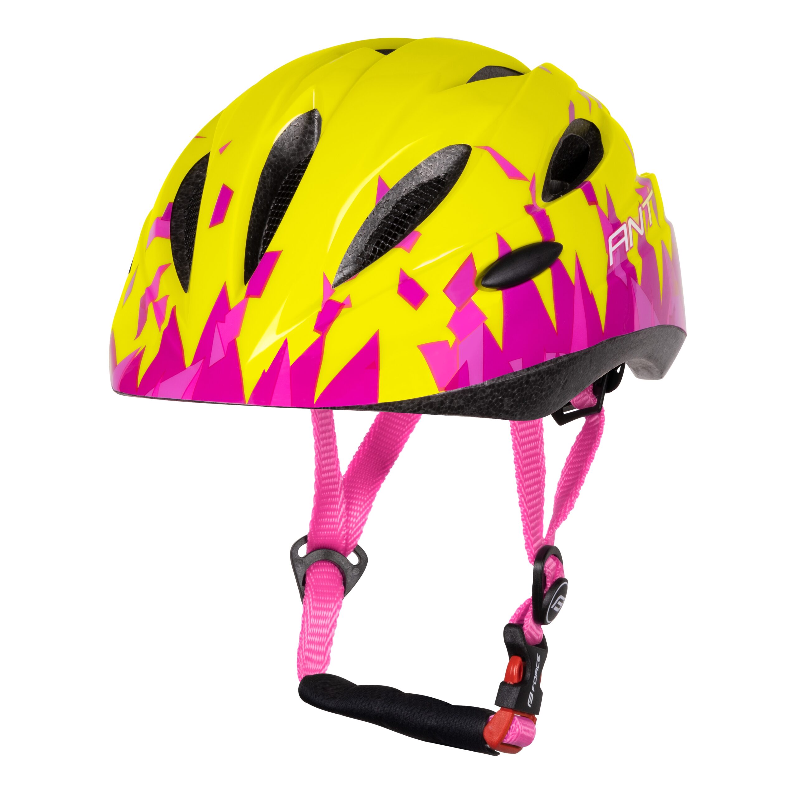 helmet FORCE ANT junior, fluo-pink XS-S