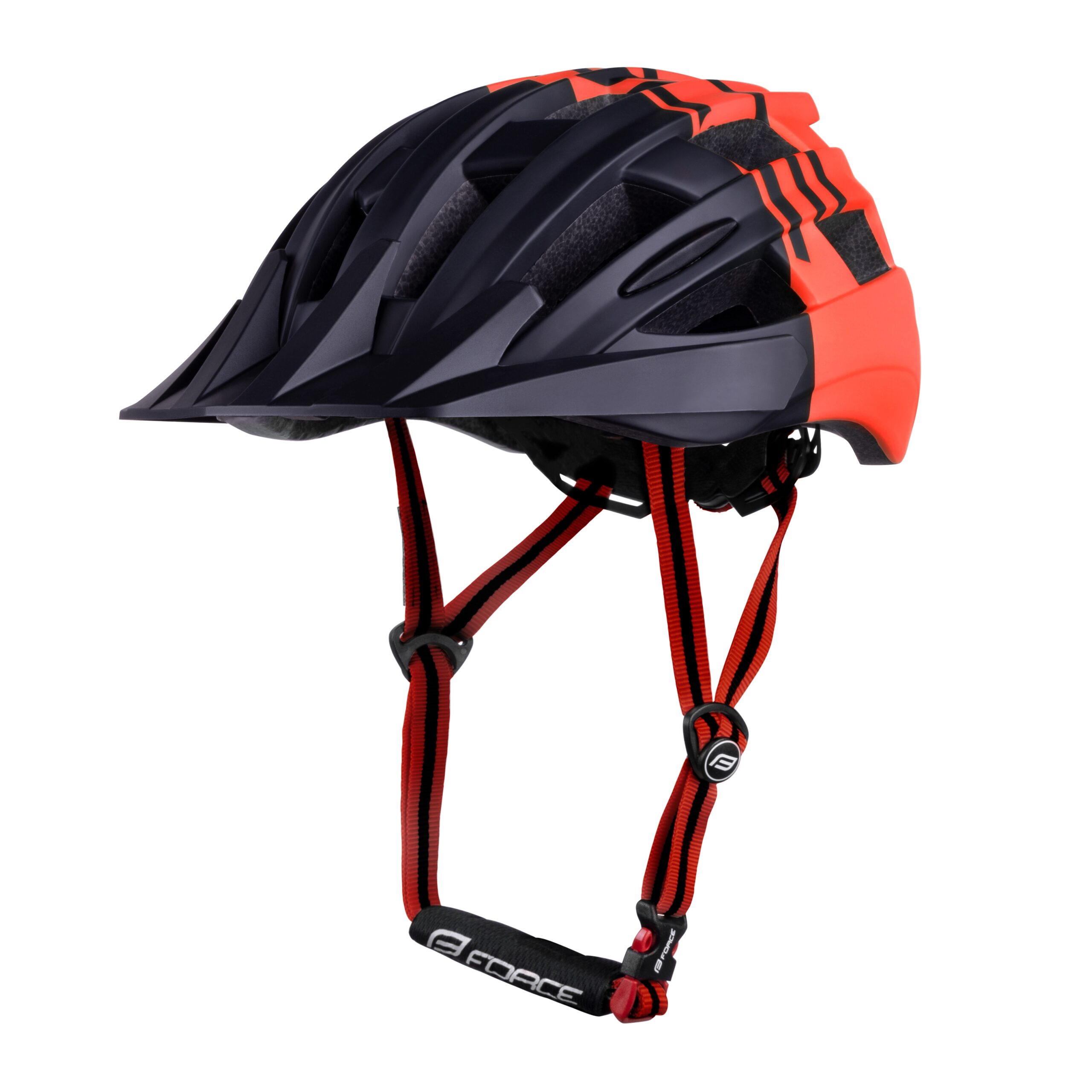 helmet FORCE CORELLA MTB, black-red S-M