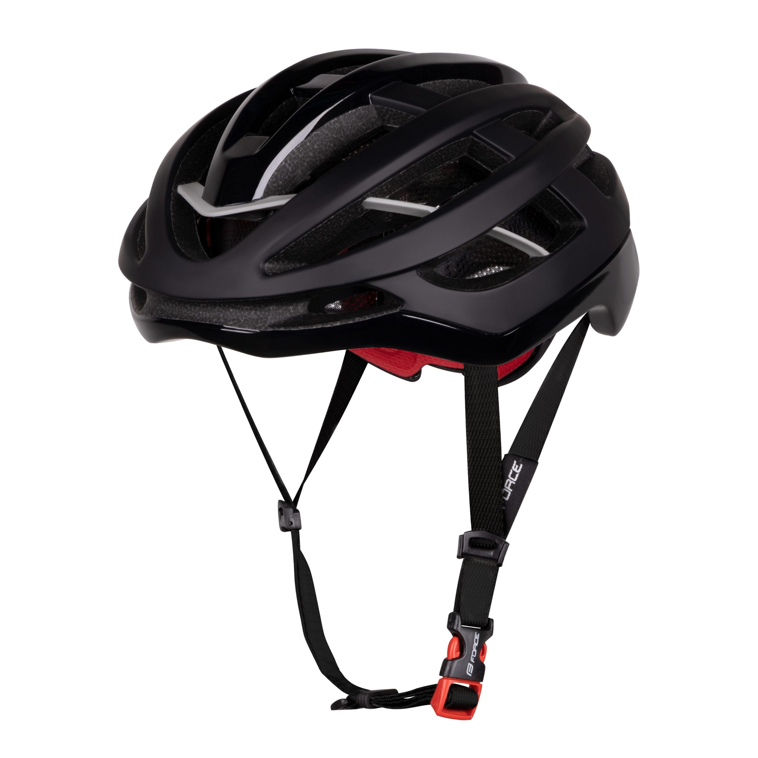 helmet FORCE LYNX, black matt/glossy, L-XL