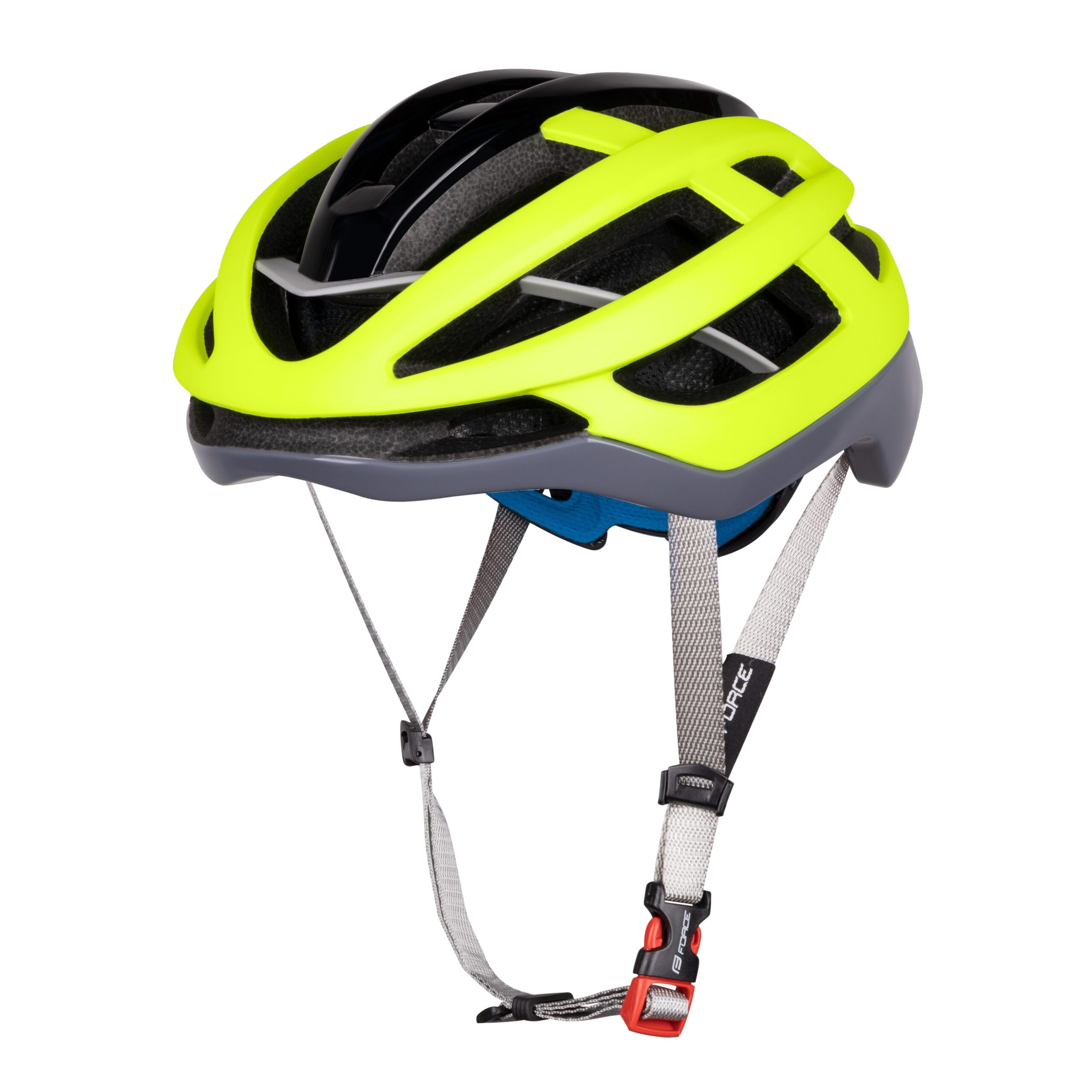 helmet FORCE LYNX, fluo-grey, L-XL