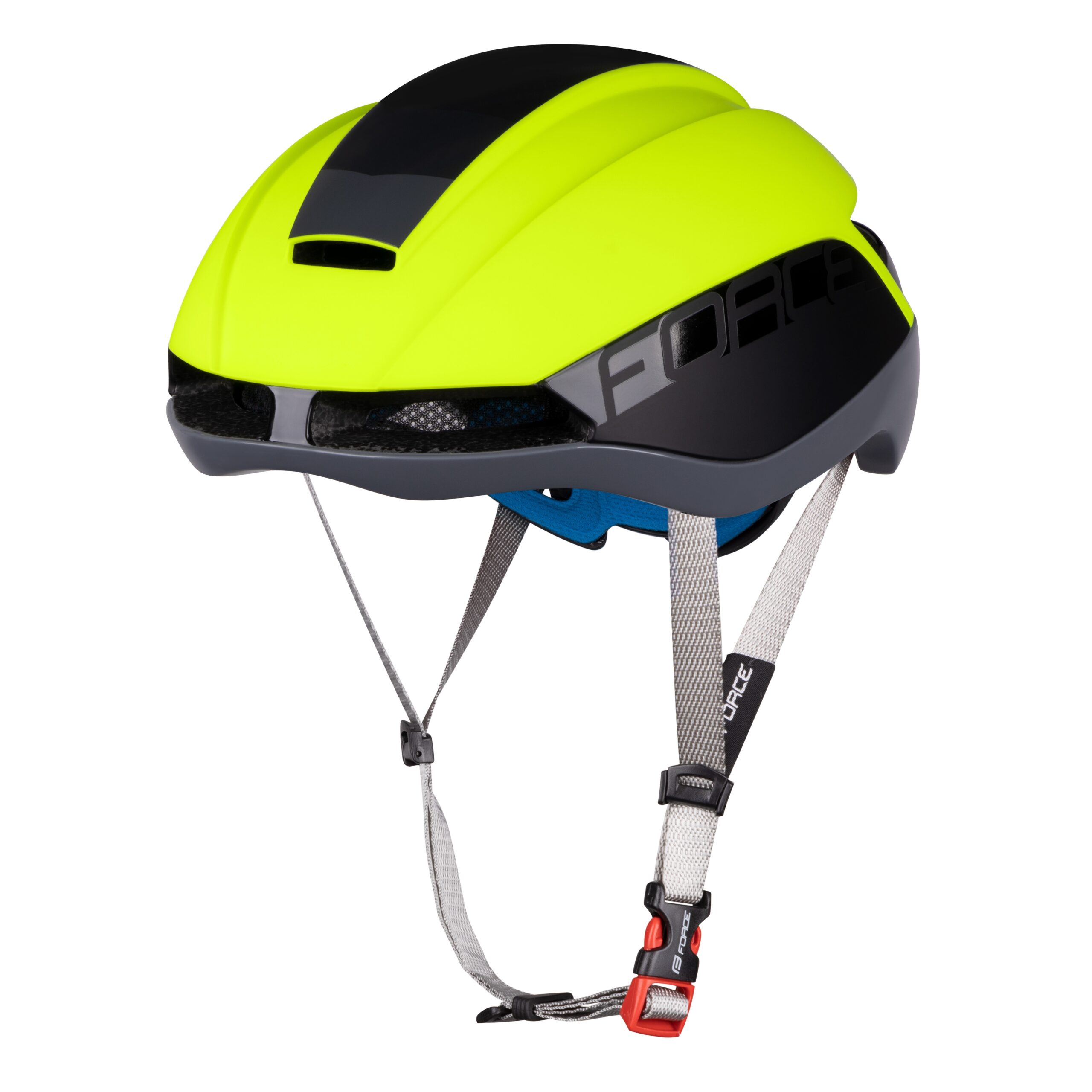 helmet FORCE ORCA, fluo matt-grey, L-XL