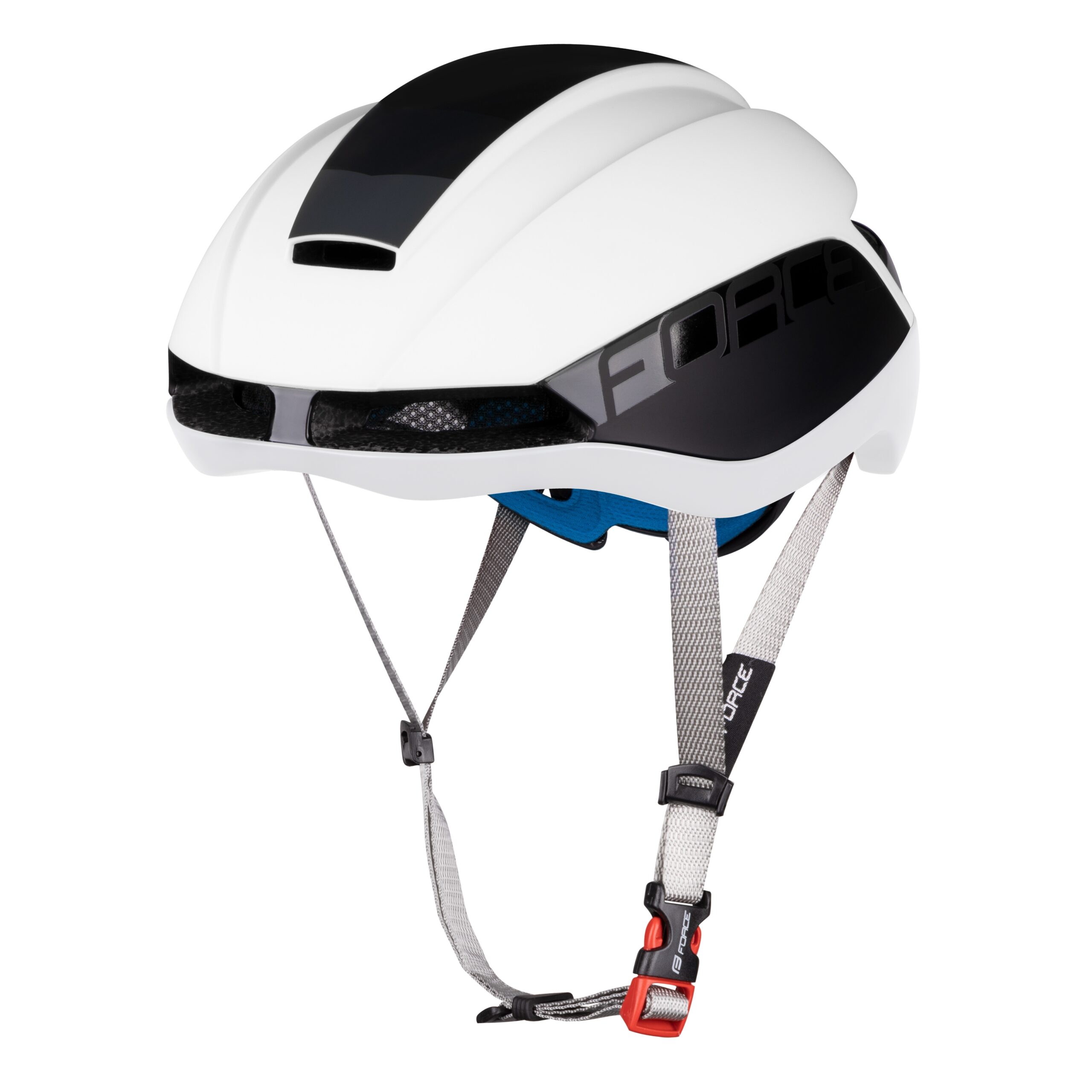 helmet FORCE ORCA, white-black, L-XL