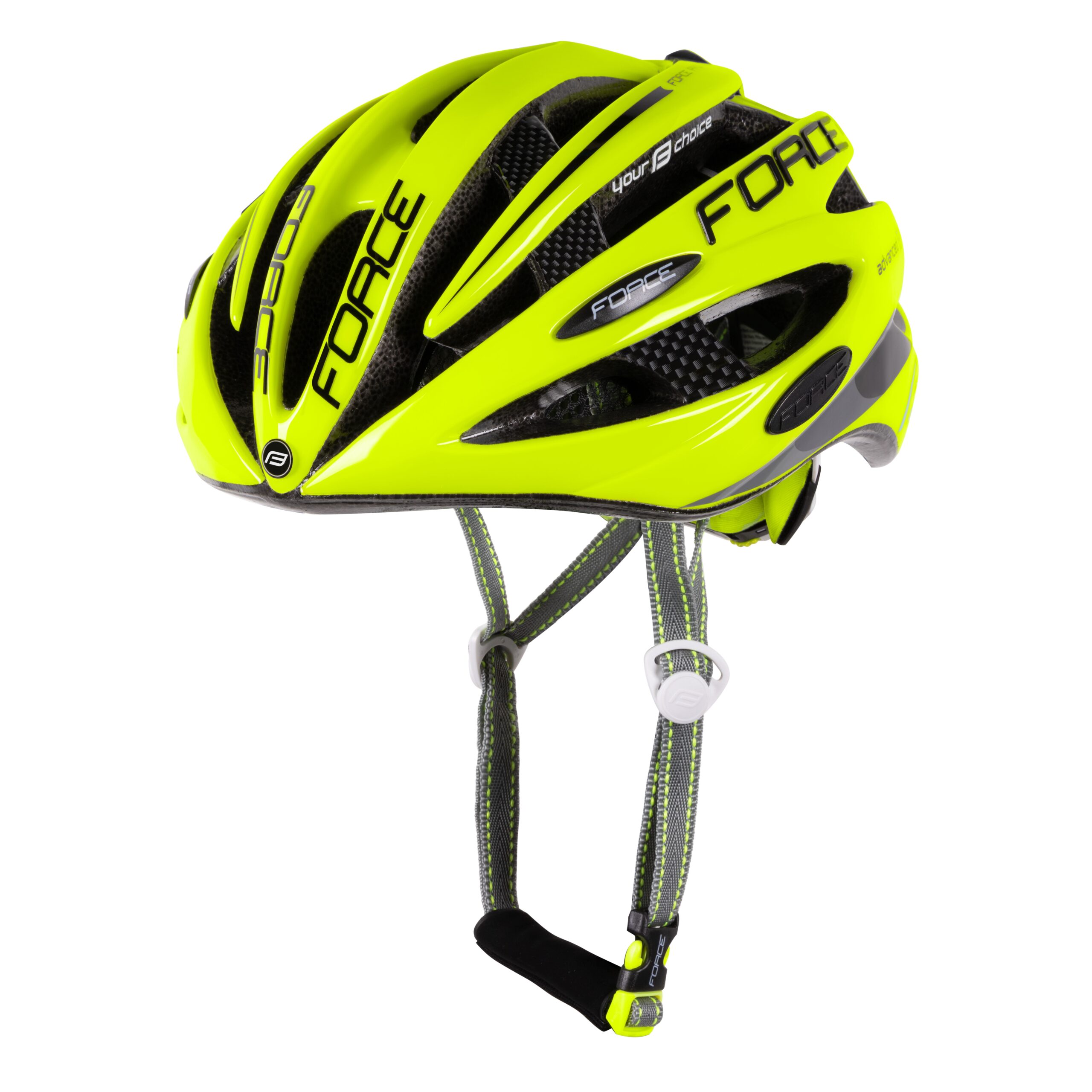 helmet FORCE ROAD PRO, fluo S – M