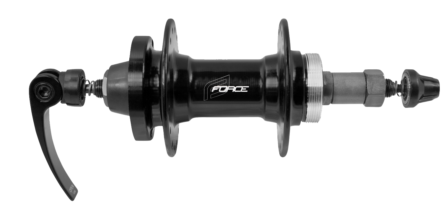 hub rear FORCE 6b disc freewheel 32h, black