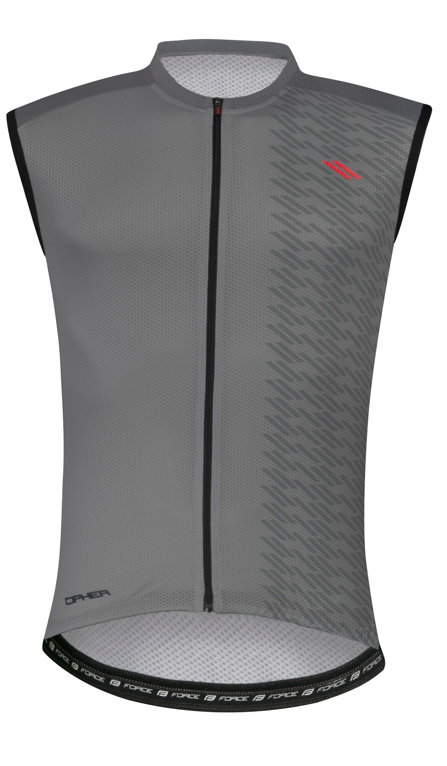 jersey FORCE CIPHER sleeveless, grey XS