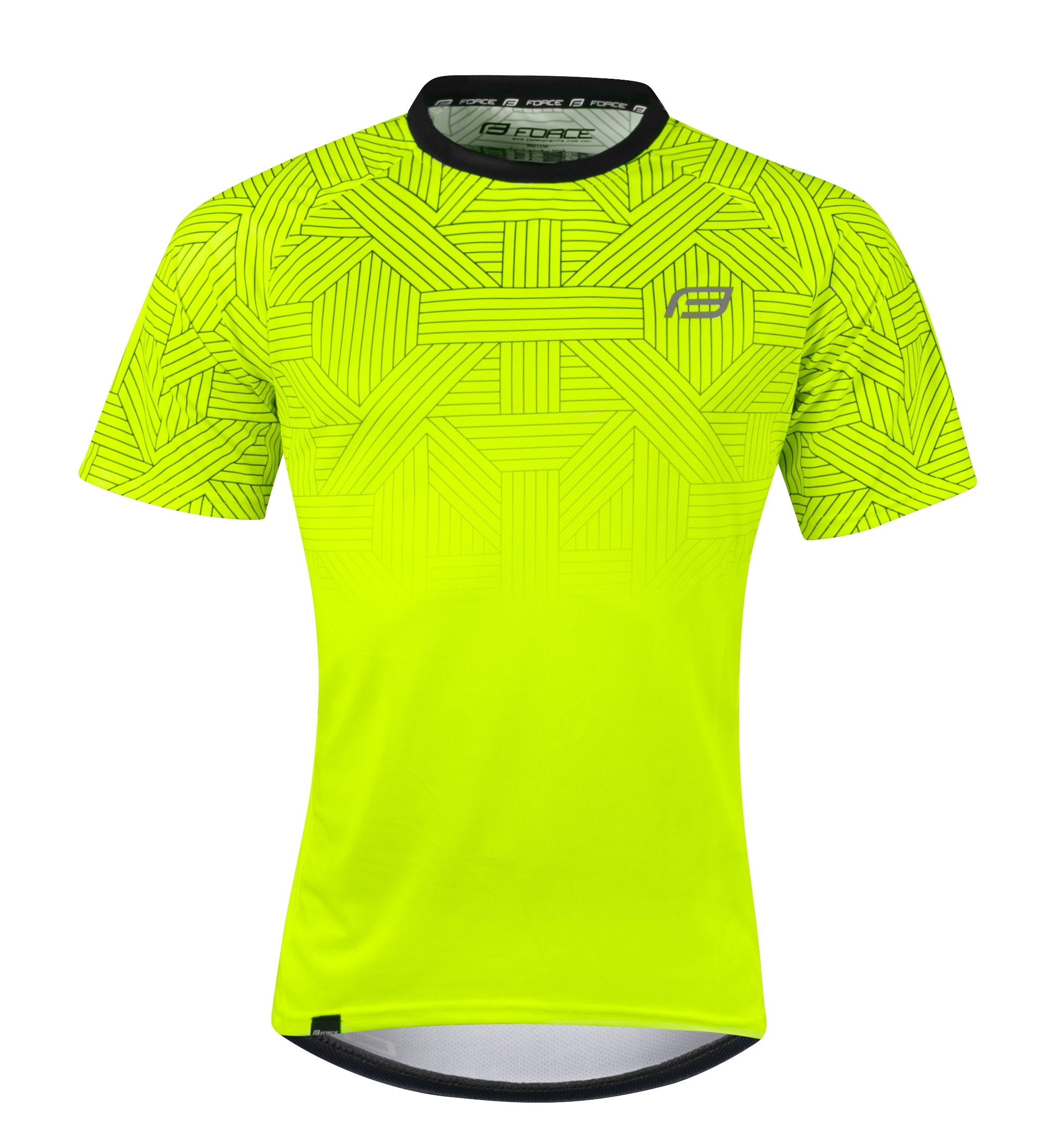 jersey FORCE CITY, fluo-black L