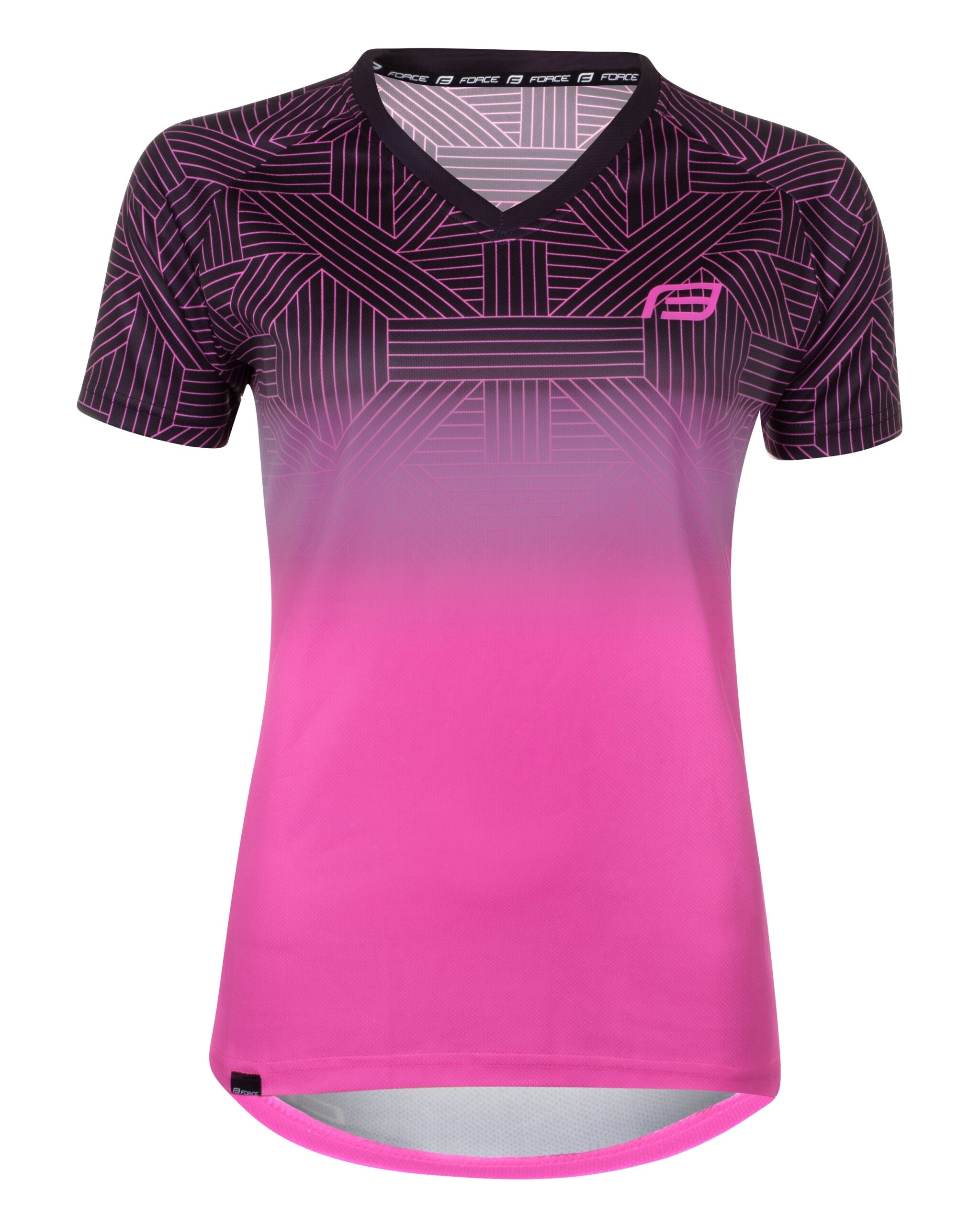 jersey FORCE CITY LADY, pink-black XS