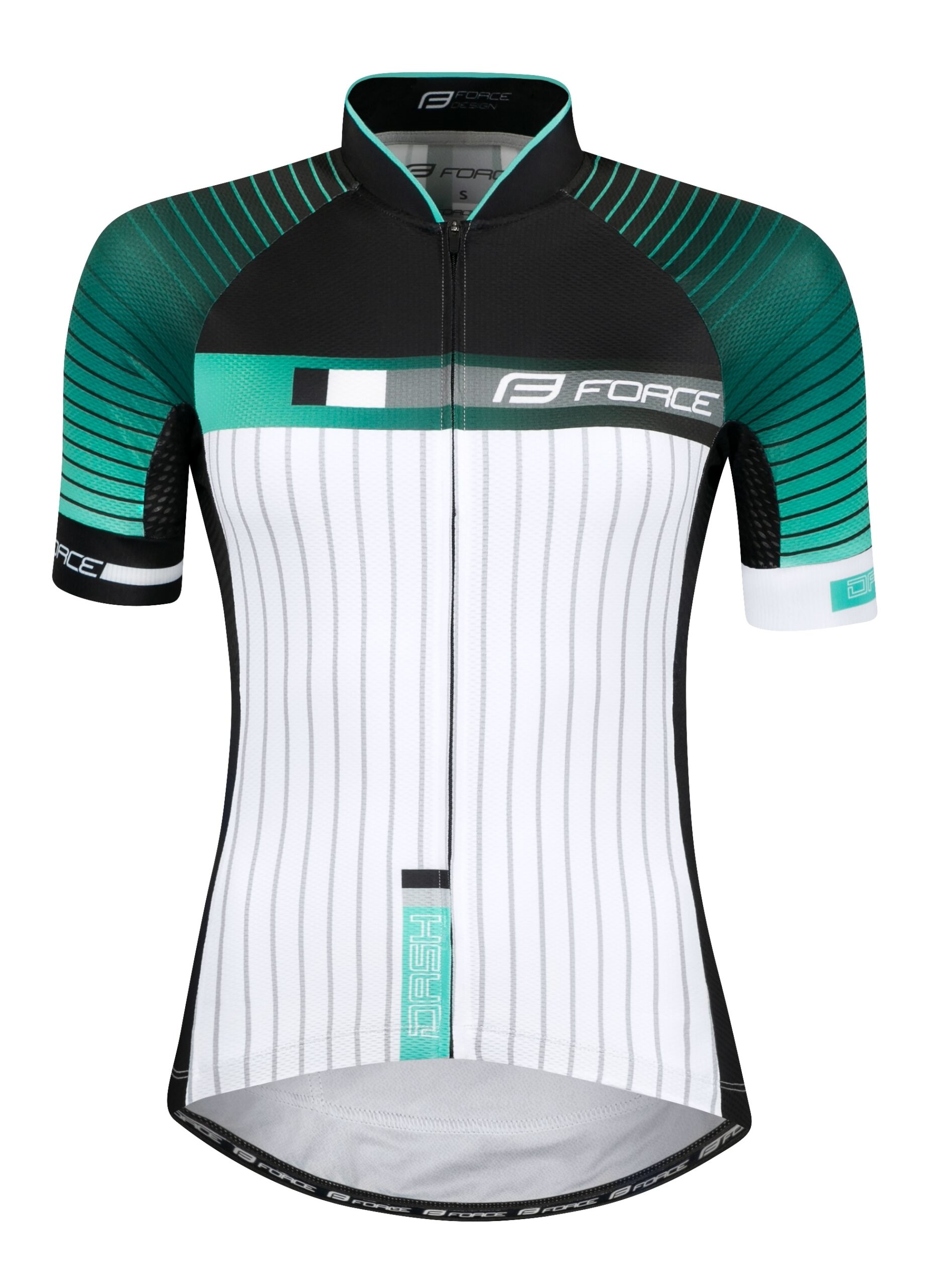 jersey FORCE DASH LADY sh. sleeve, turquoise L