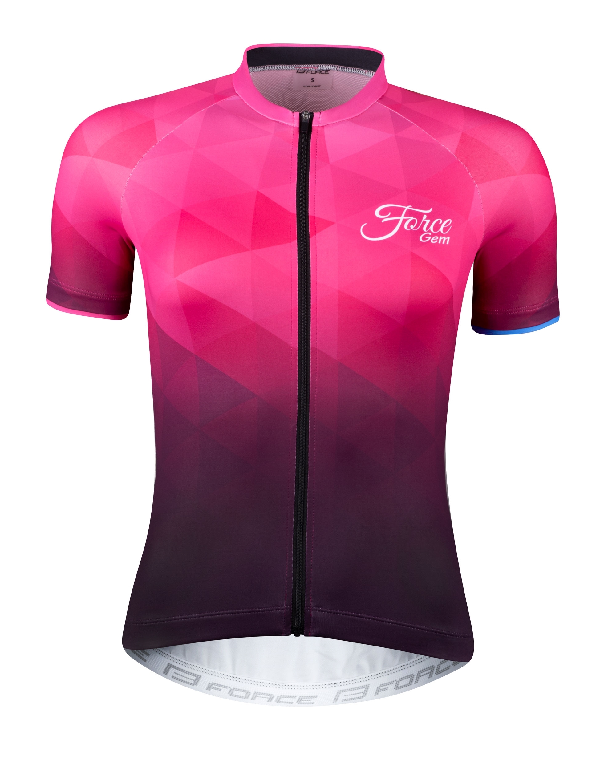 jersey FORCE GEM LADY short sl, pink XXL