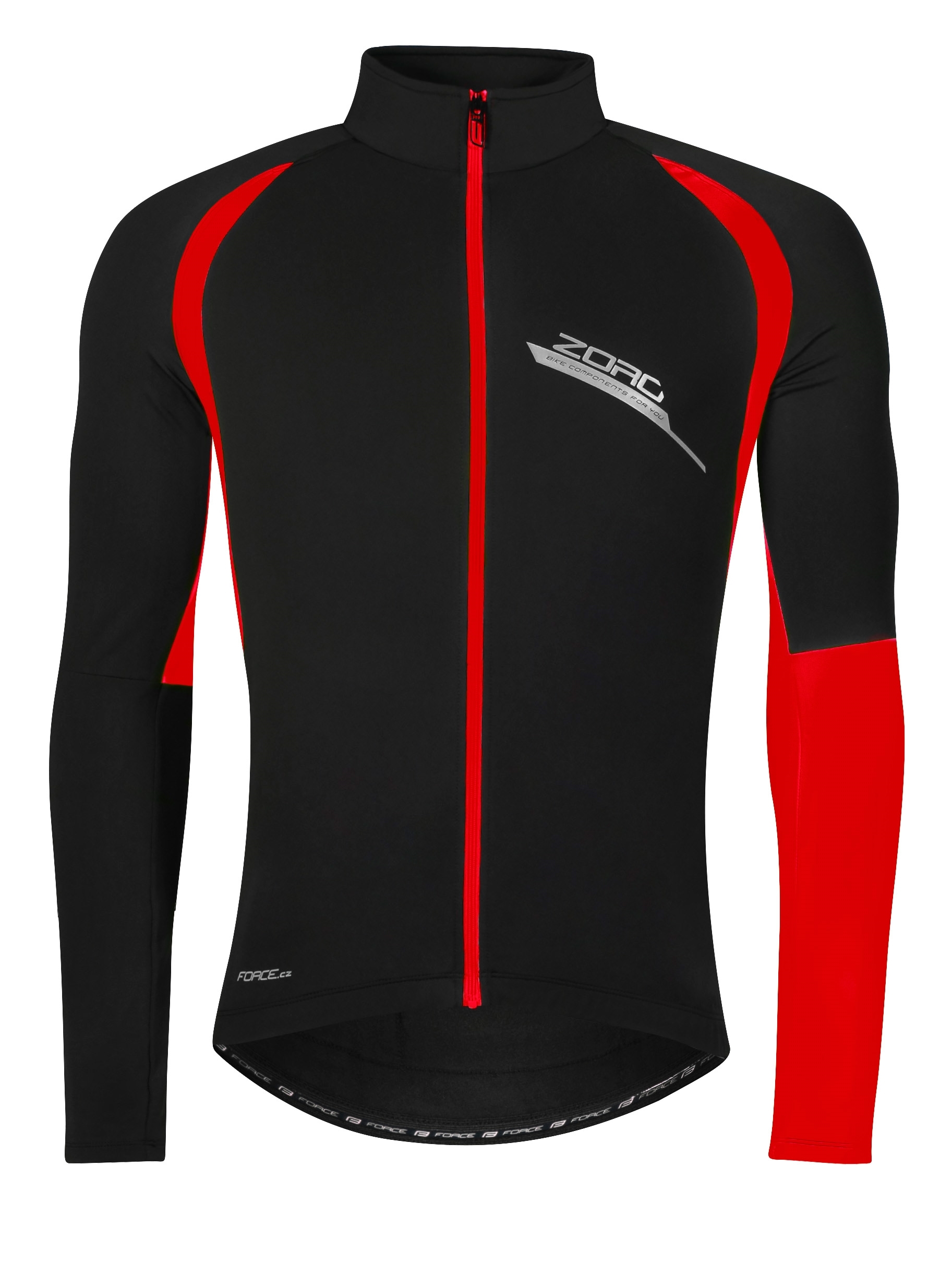 jersey FORCE ZORO long sleeves,black-red XS