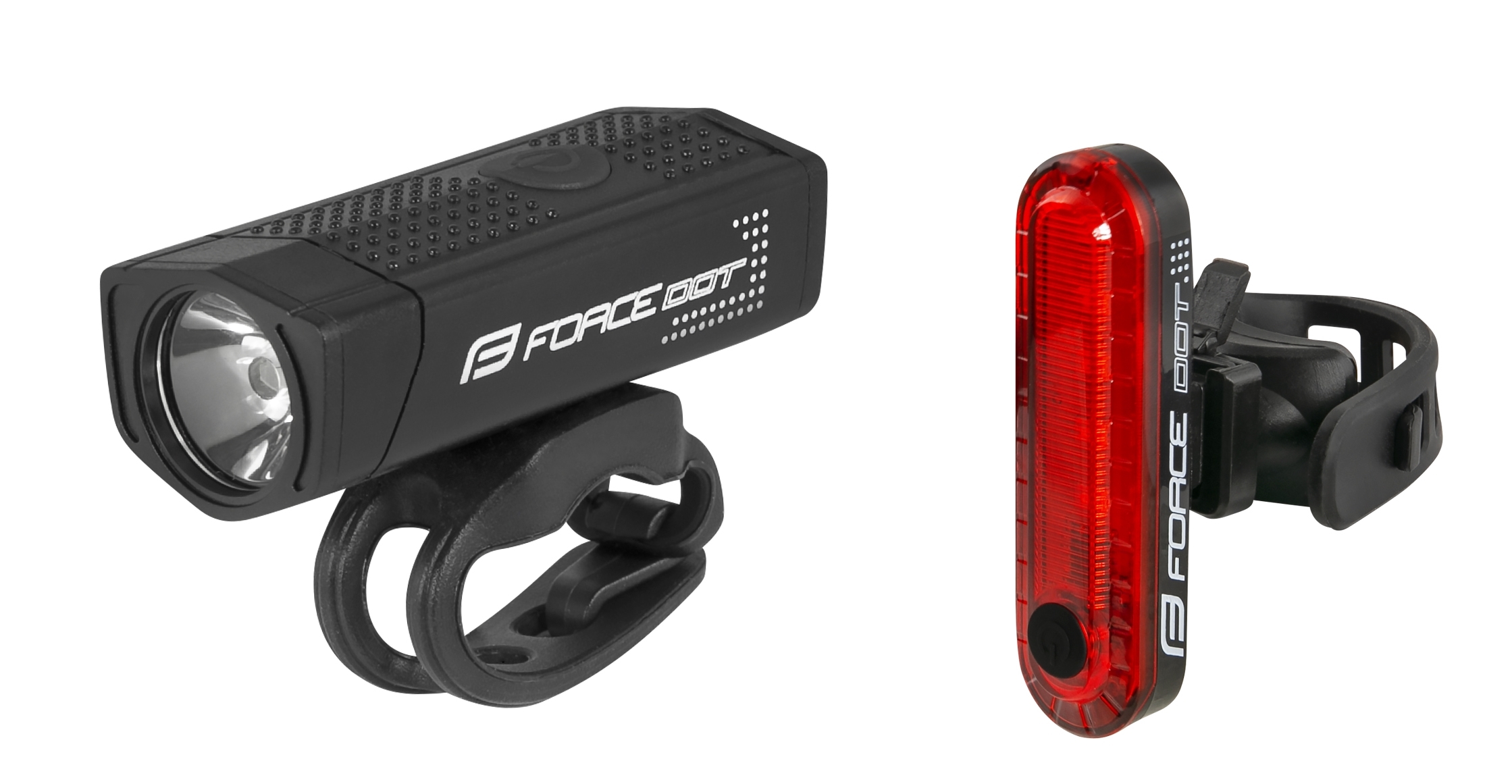 light set FORCE USB DOT front+rear