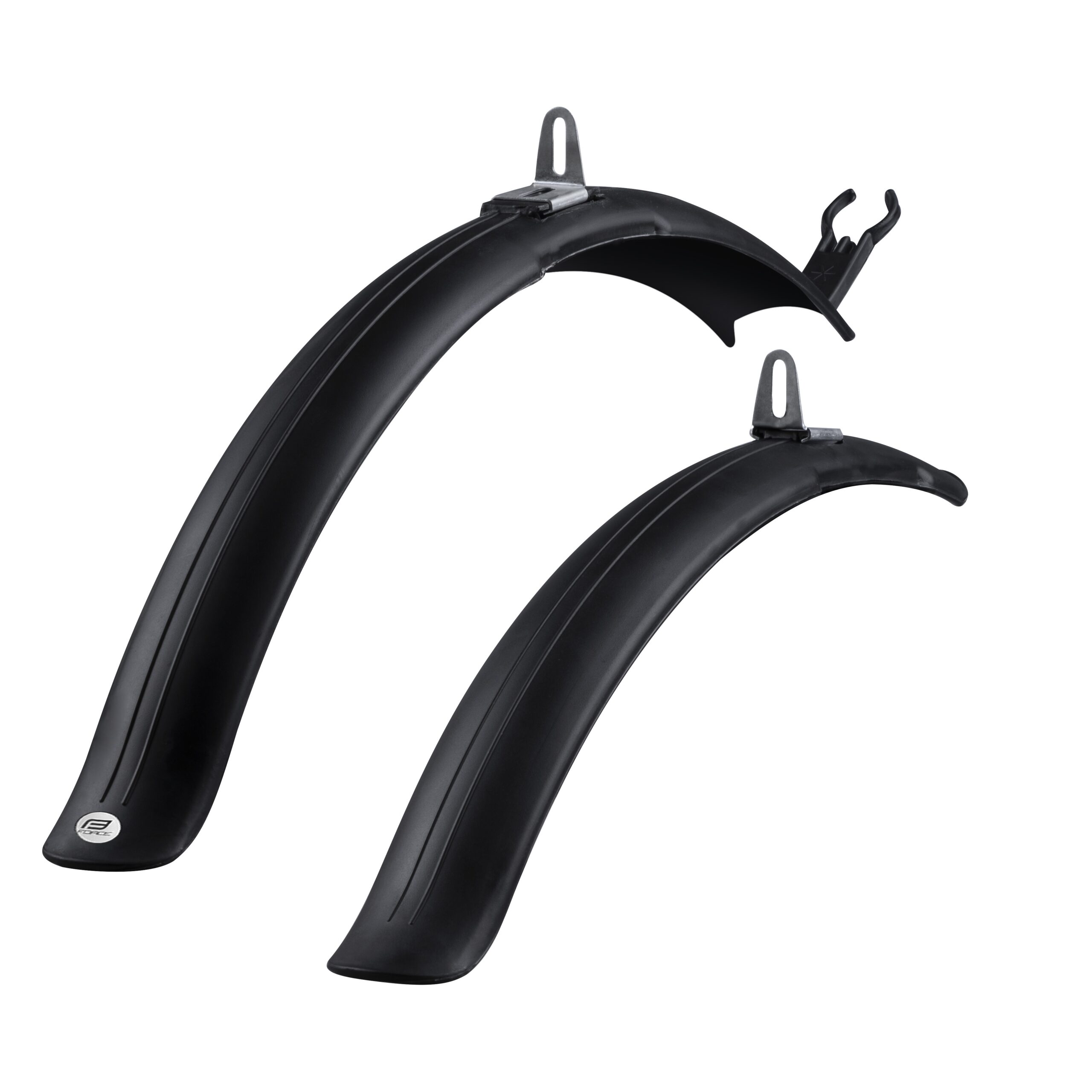 mudguards FORCE 24 – 26″ long hold, plastic, black