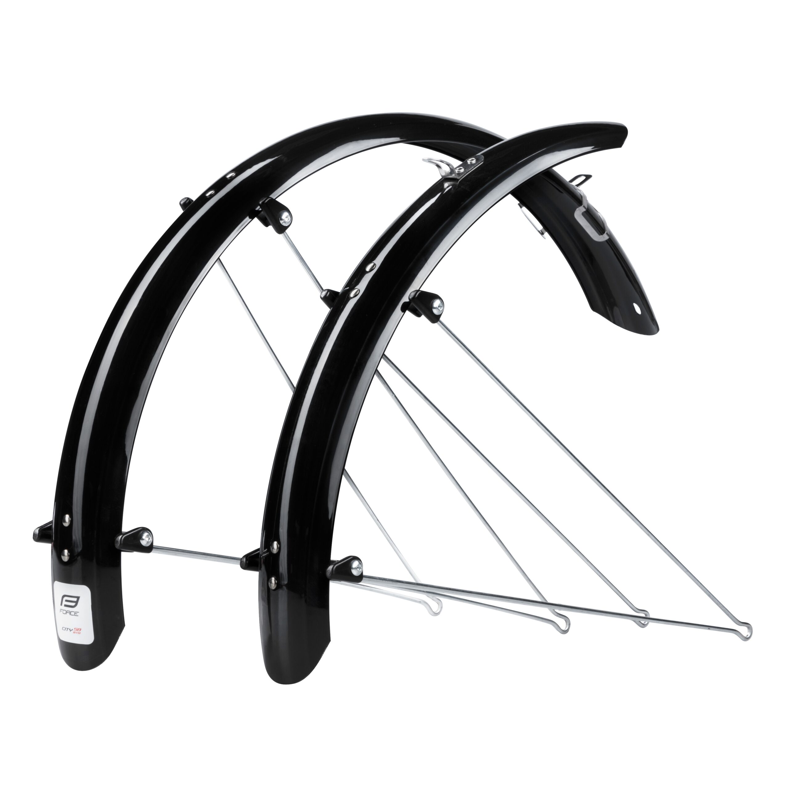 mudguards FORCE58 Aluflex 20″ with struts,black