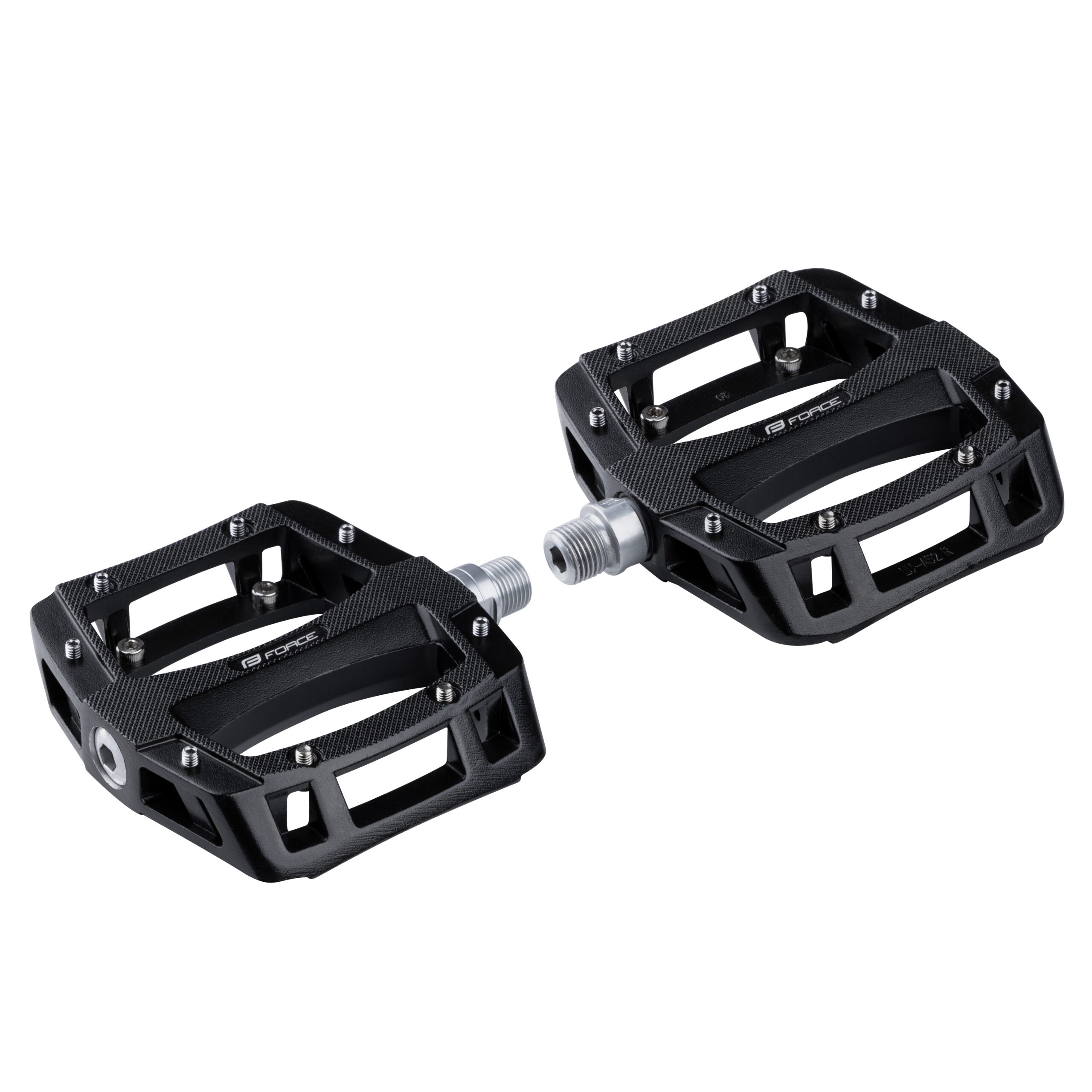 pedals FORCE BMX / DOWNHILL alloy, black