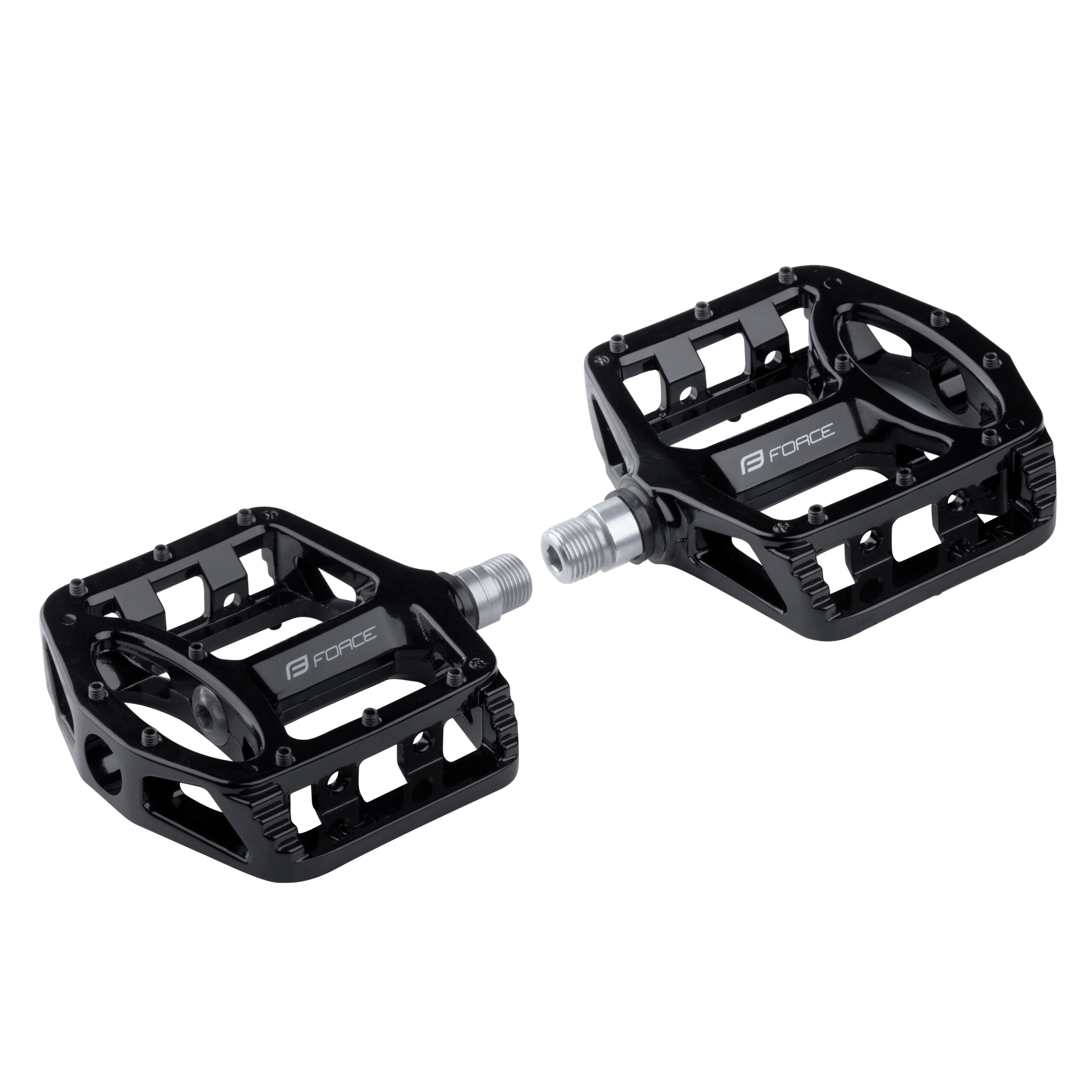 pedals FORCE BMX magnesium replaceable pins, black