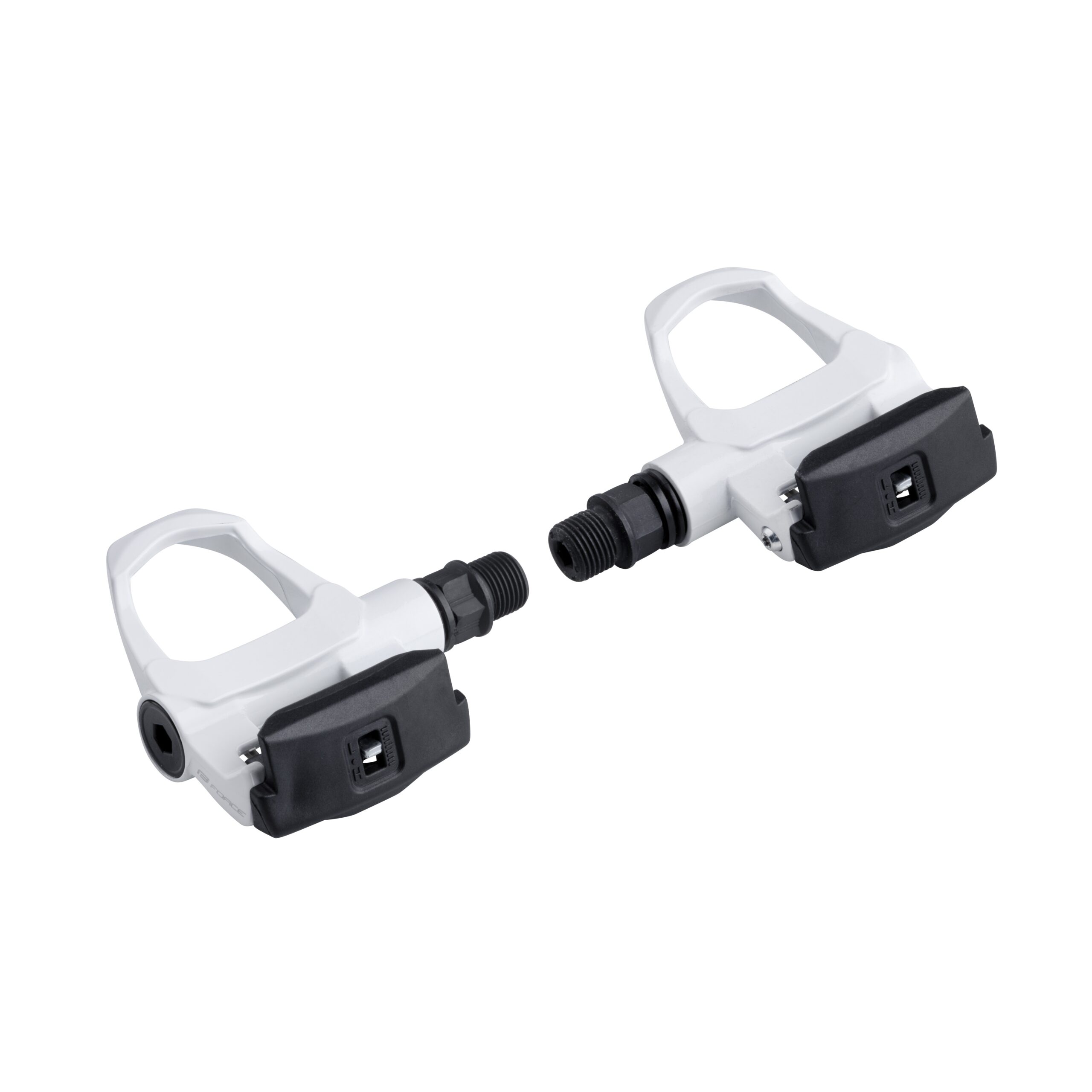 pedals FORCE road with cleats, white