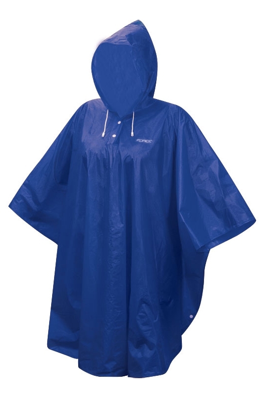 poncho FORCE KIDS waterproof, blue XS – M