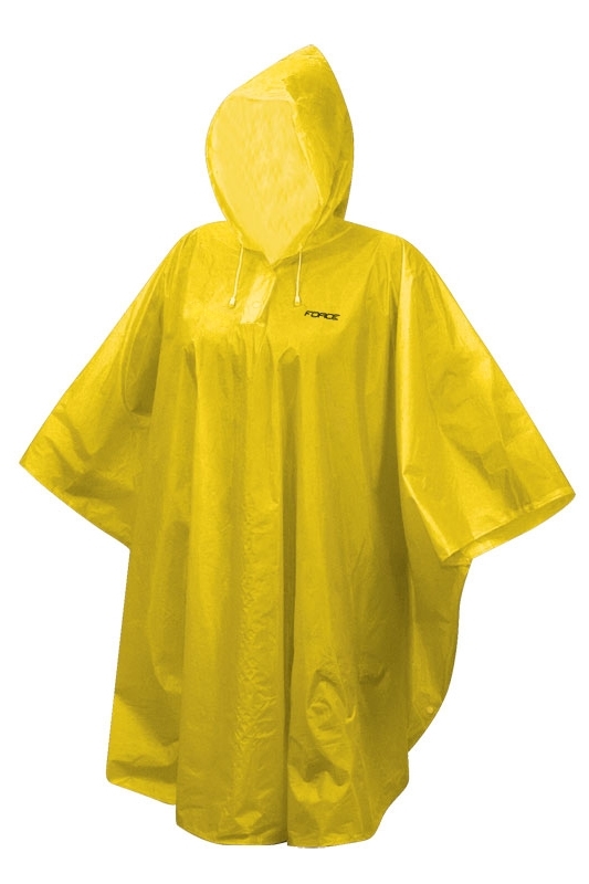 poncho FORCE KIDS waterproof, yellow XS – M