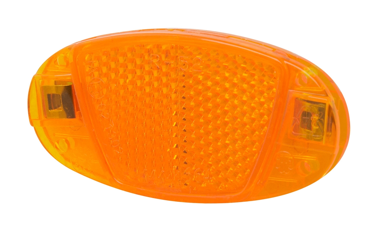 reflector for spokes 80 x 40 mm, orange