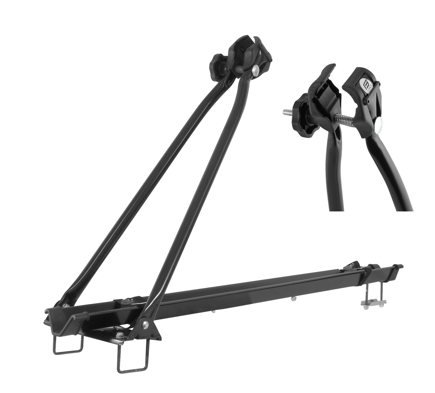 roof bike carrier FORCE TÜV steel, black