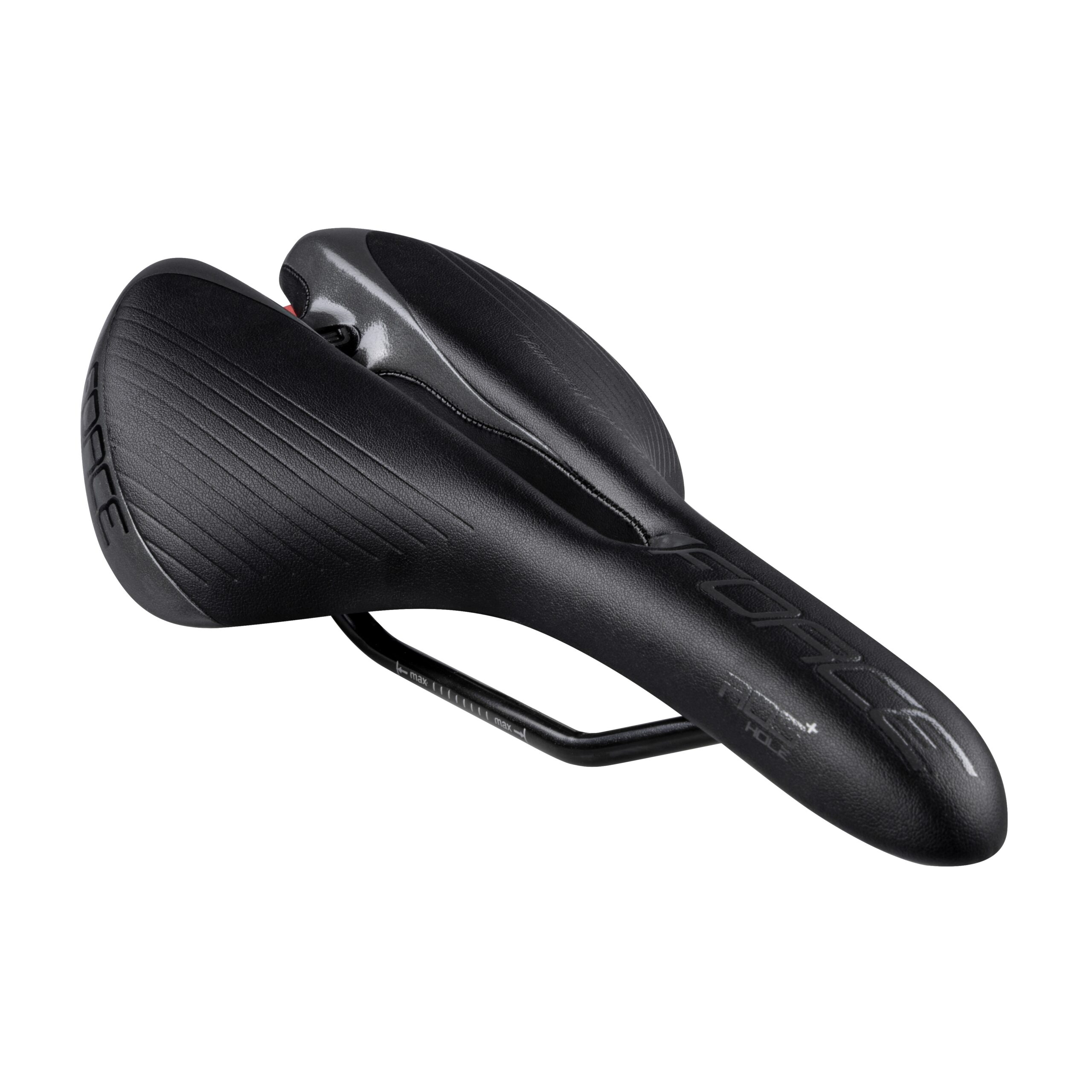 saddle FORCE ROS HOLE+ sport, black-grey