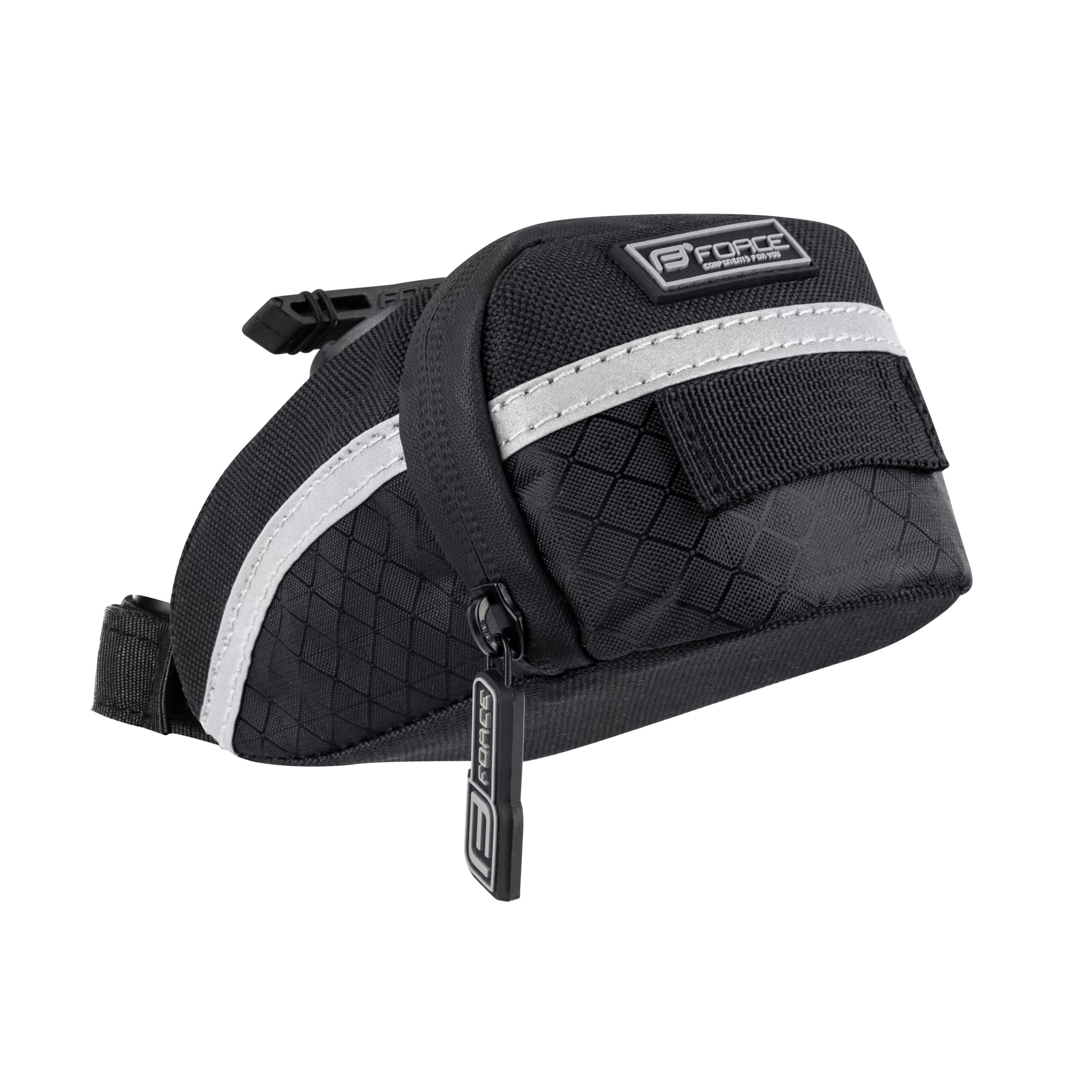 seat bag FORCE RIDE klick, black S