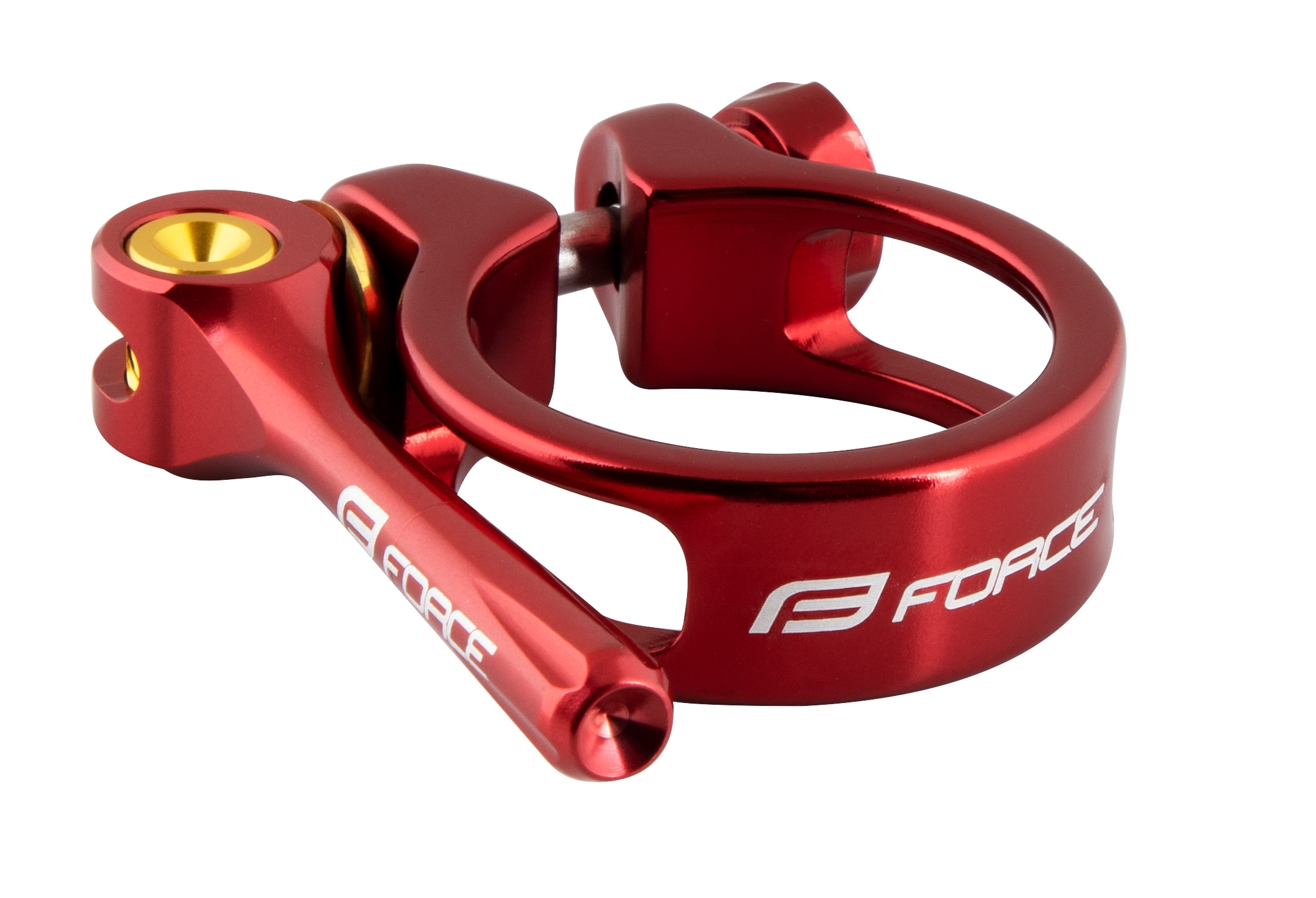 seat clamp FORCE with QR 34,9mm Al, red