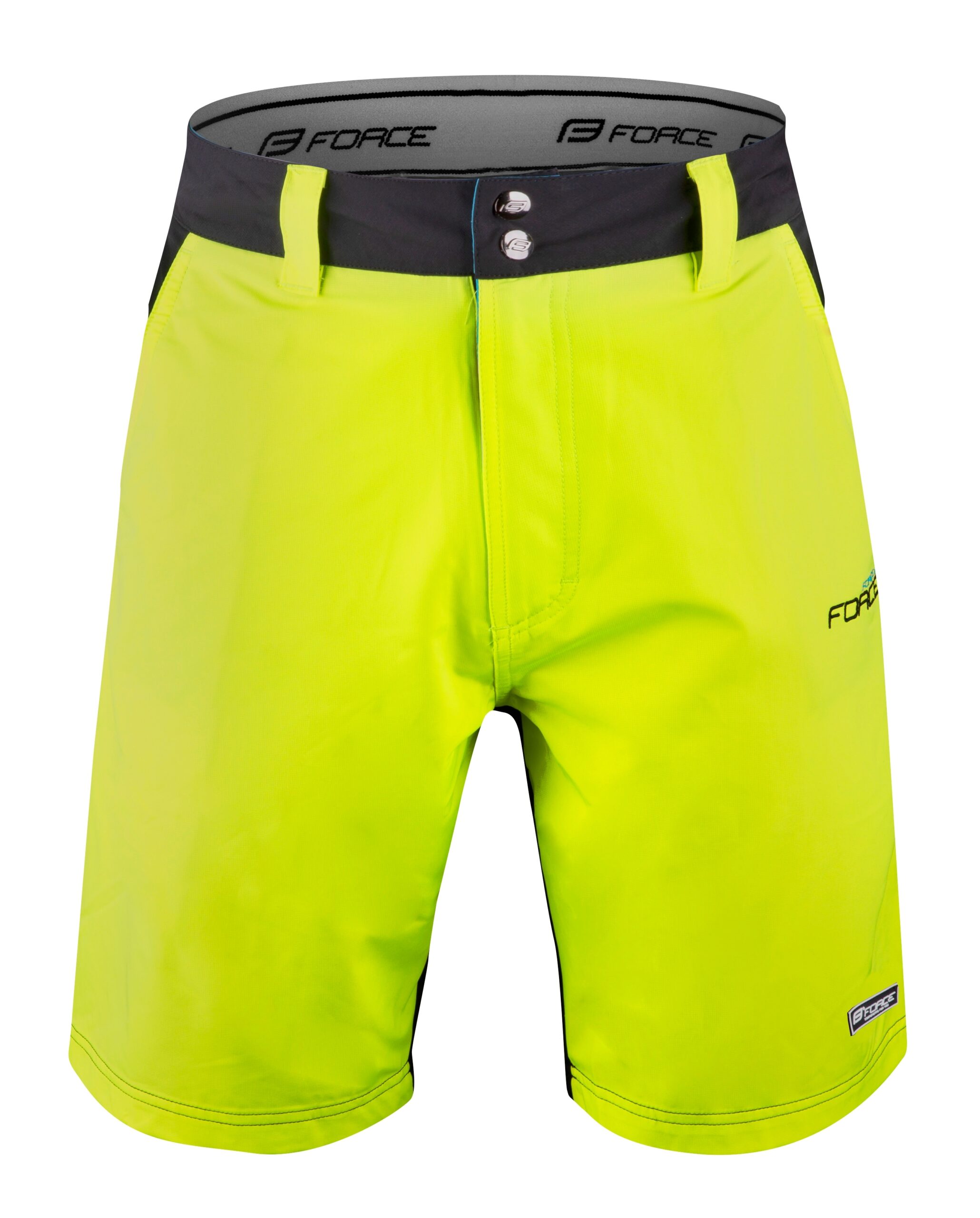 shorts F BLADE MTB with sep. pad, black-fluo L