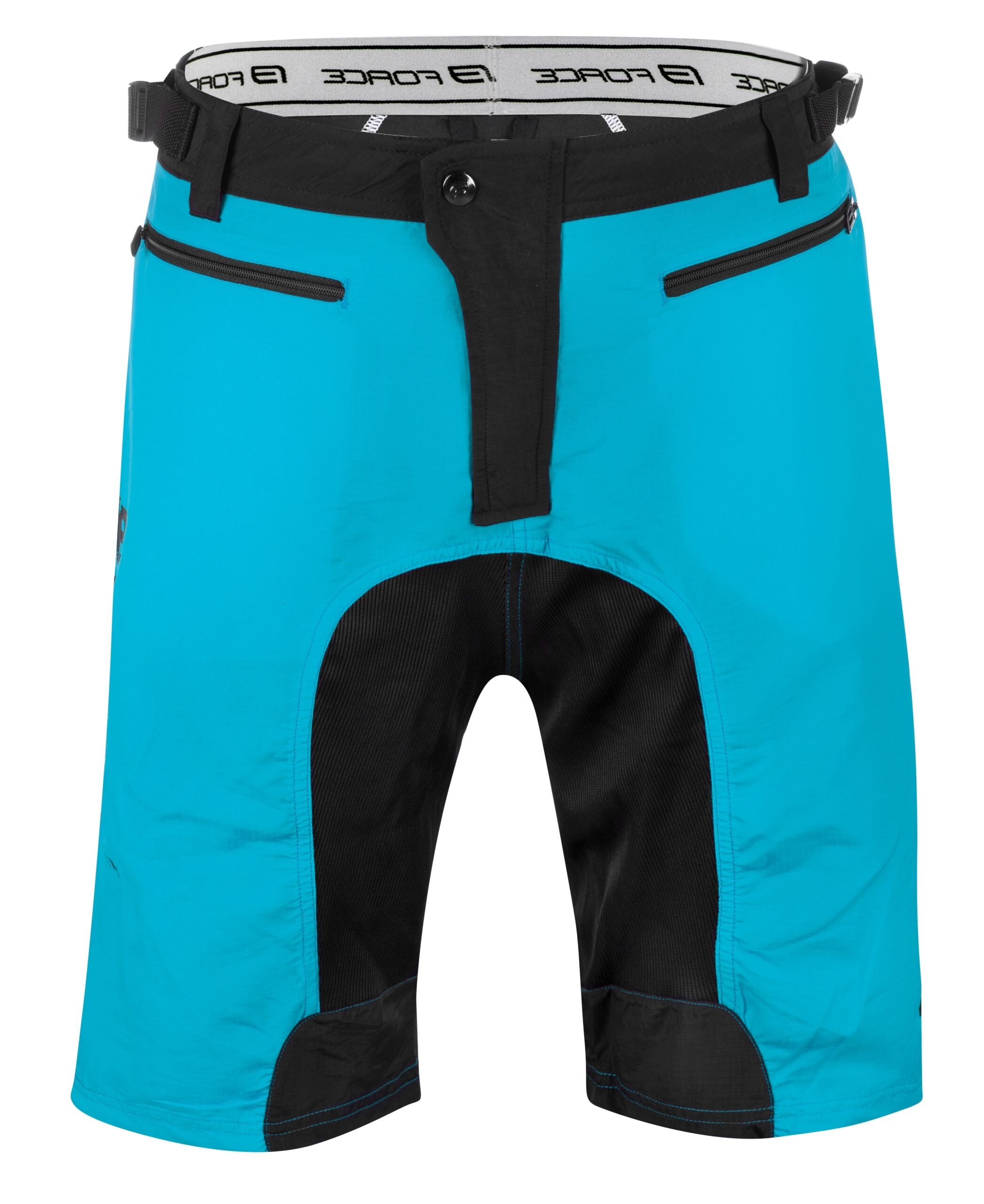 shorts FORCE MTB-11 with sep. pad, blue XS